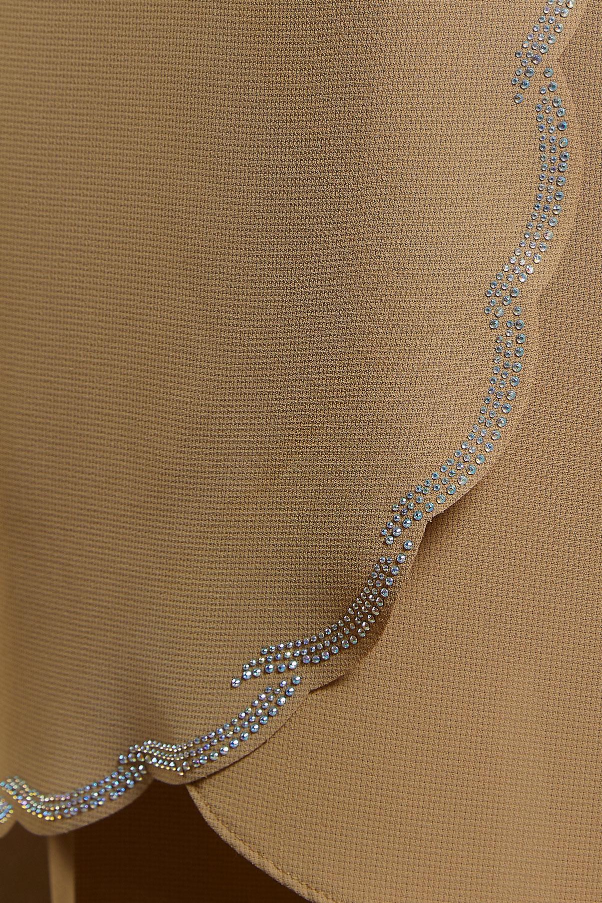 Tesettür giyim KAHVE BAĞLAMA DETAYLI PANTOLONLU TAKIM 30277