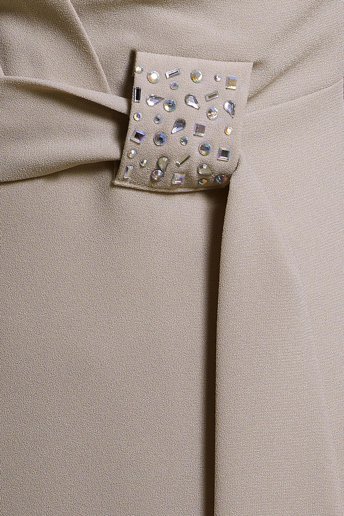 Tesettür giyim BEJ TAŞ DETAYLI PANTOLONLU TAKIM 30279