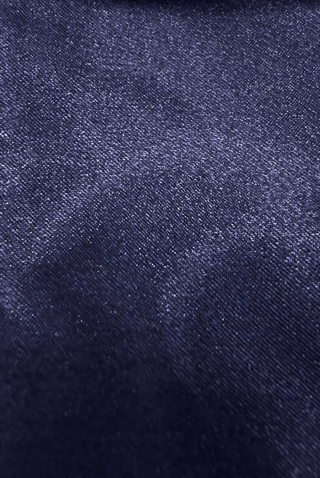 Vêtements hijab BLEU MARINE ROBE DE SOIRÉE CEINTURÉE DÉTAILS VOLANTS 50397 - ALVİNA