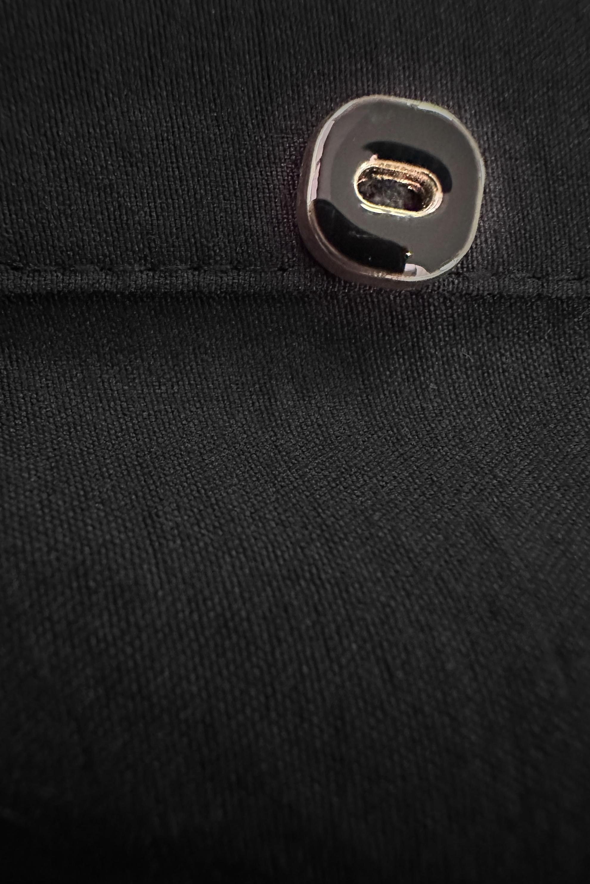 Vêtements hijab NOIR BLOUSE COL NOUÉ AVEC POIGNETS ÉLASTIQUE 43550