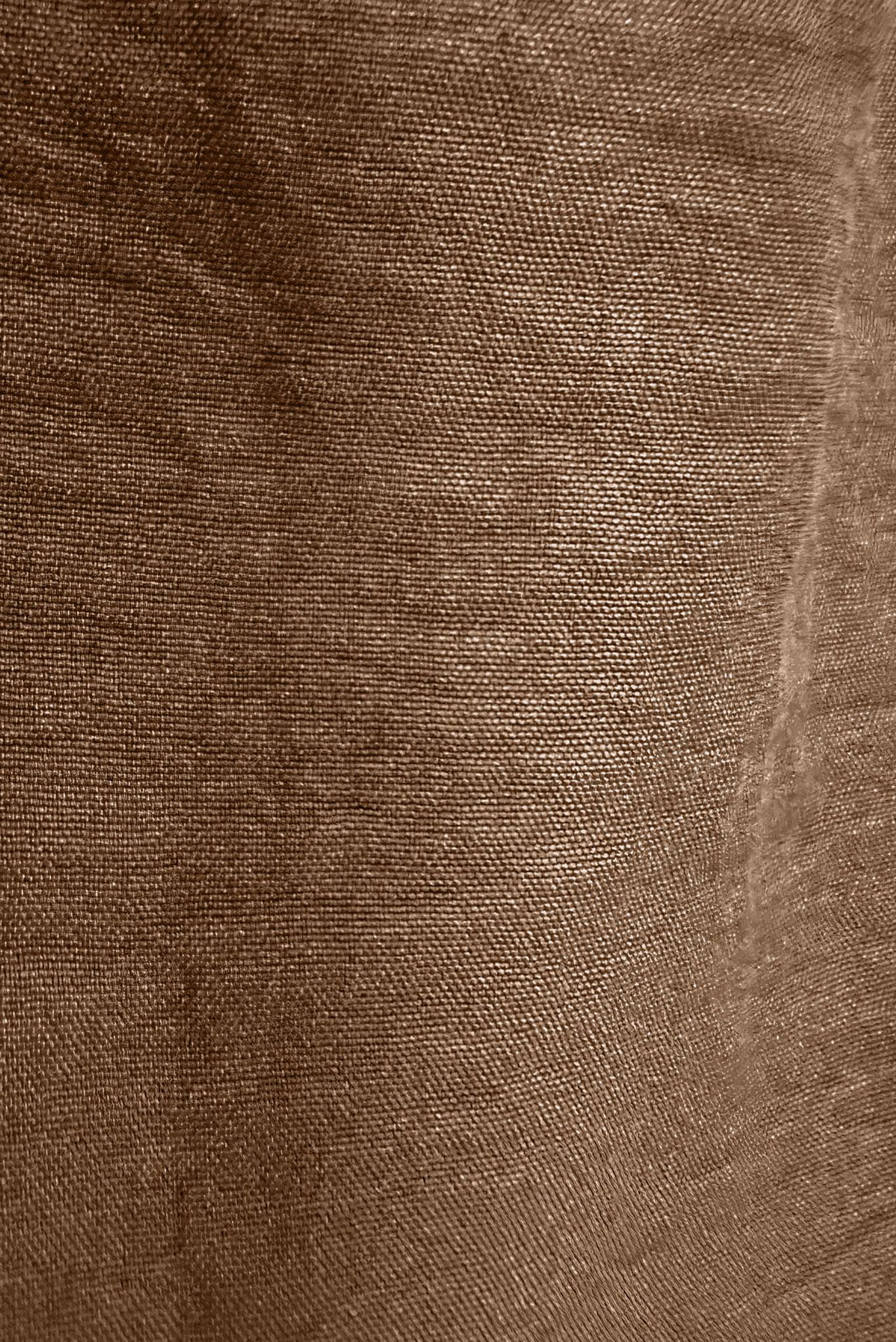 Vêtements hijab BRUN BLOUSE COL NOUÉ AVEC POIGNETS ÉLASTIQUE 43550