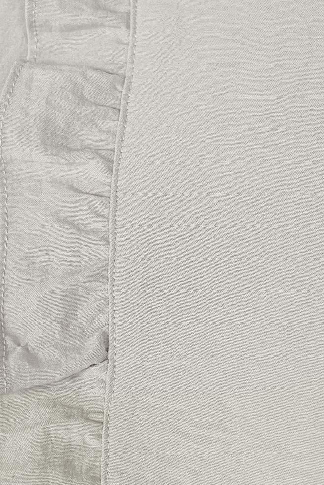 Tesettür giyim BEJ FIRFIR DETAYLI GİPELİ BLUZ 43551 - ALVİNA