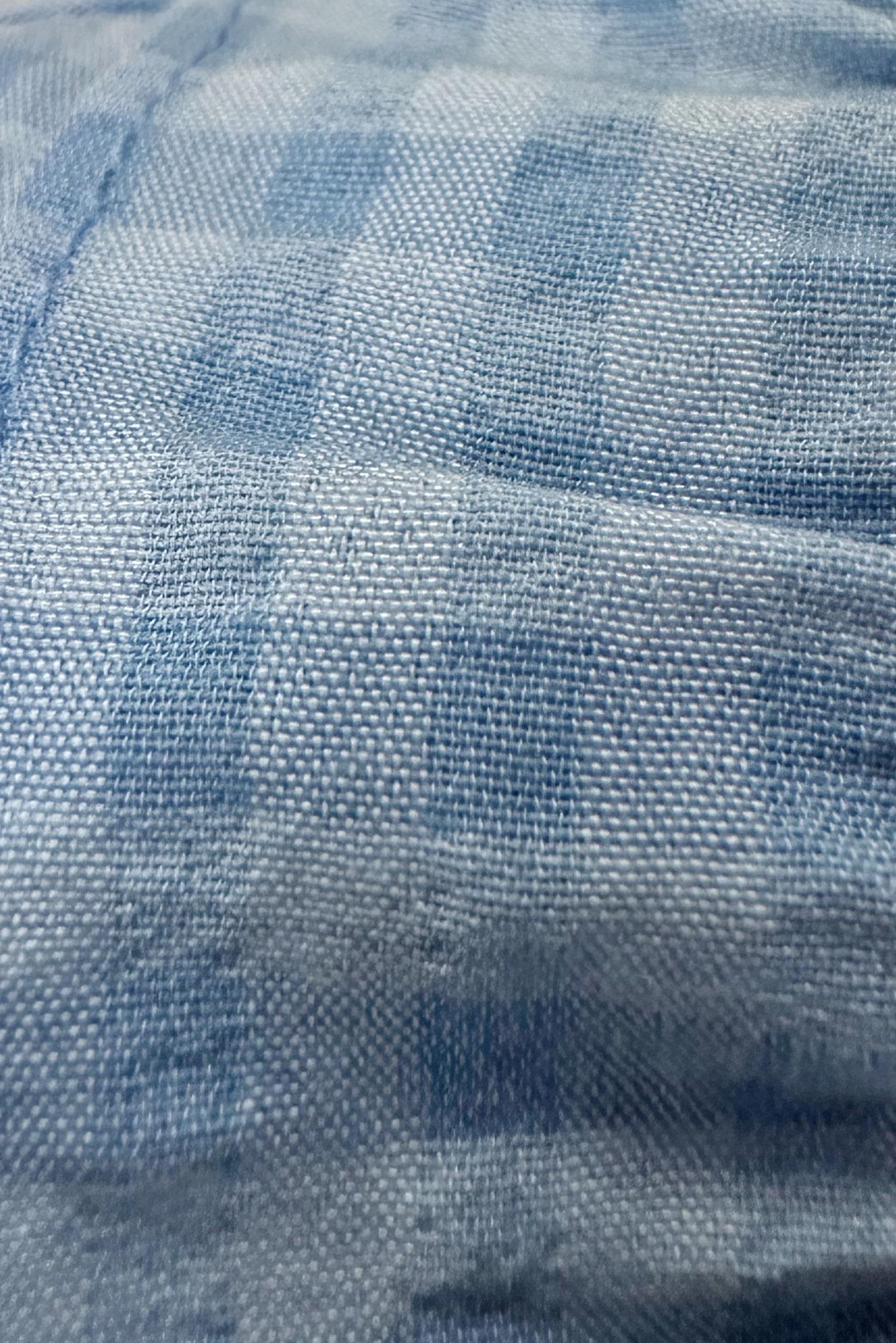 Vêtements hijab BLEU BLOUSE GIMPÉE MOTIF VICHY 43569