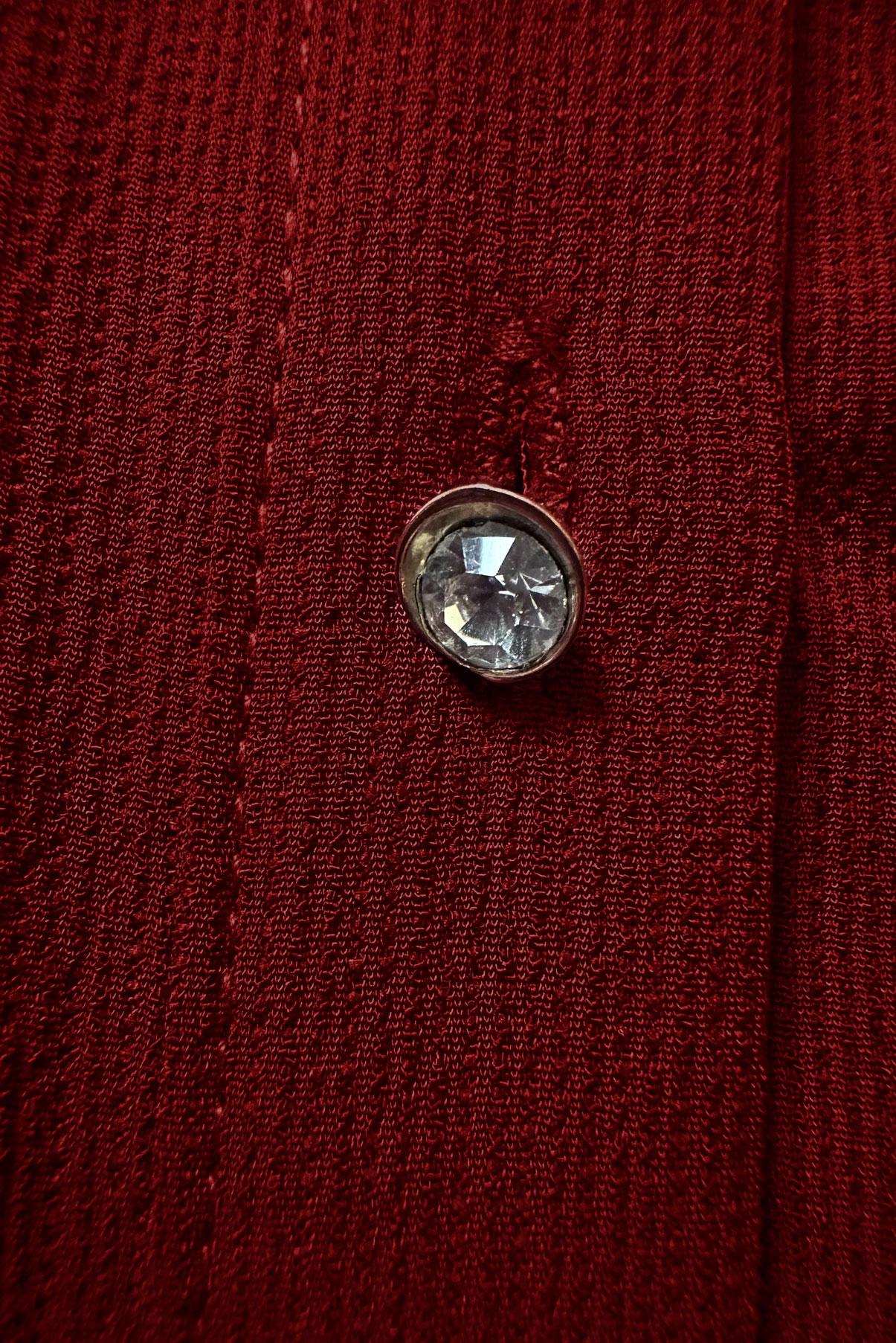 Tesettür giyim TURUNCU FIRFIR DETAYLI DÜĞMELİ BLUZ 43777