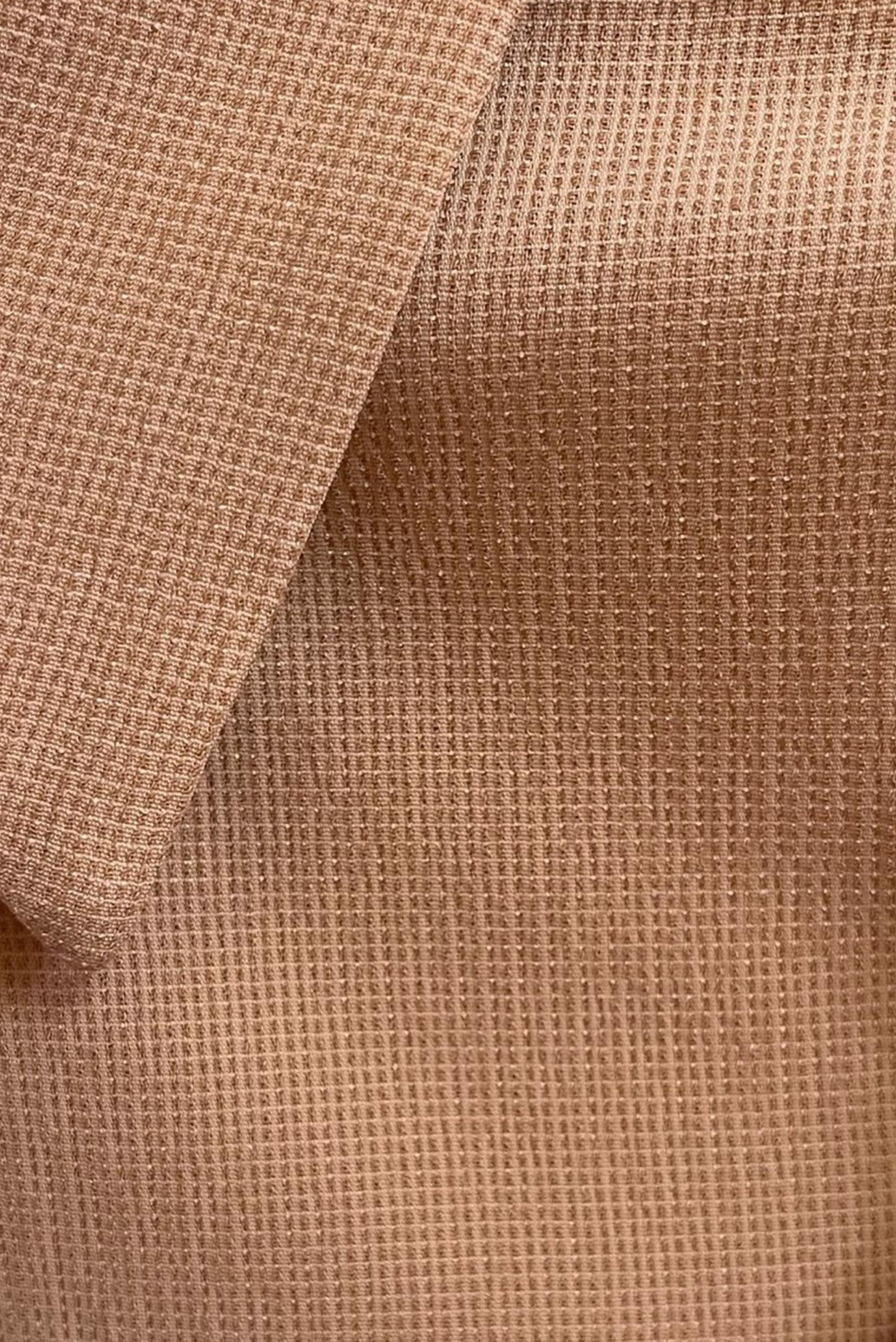 Tesettür giyim TABA FIRFIR DETAYLI DÜĞMELİ BLUZ 43777