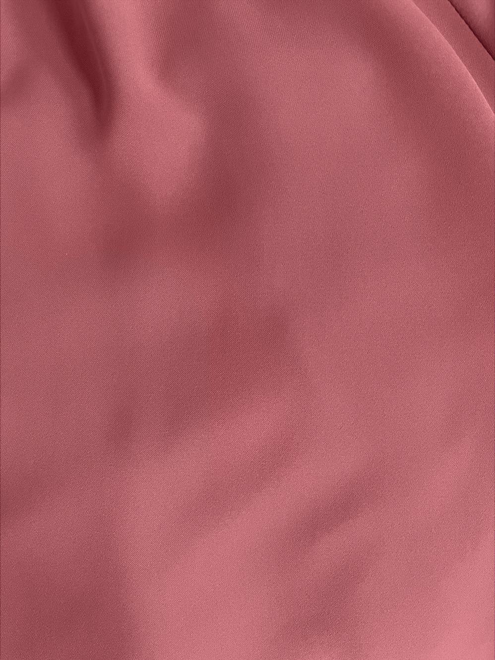 Tesettür giyim PEMBE YAKASI BAĞLAMA DETAYLI BLUZ 43869