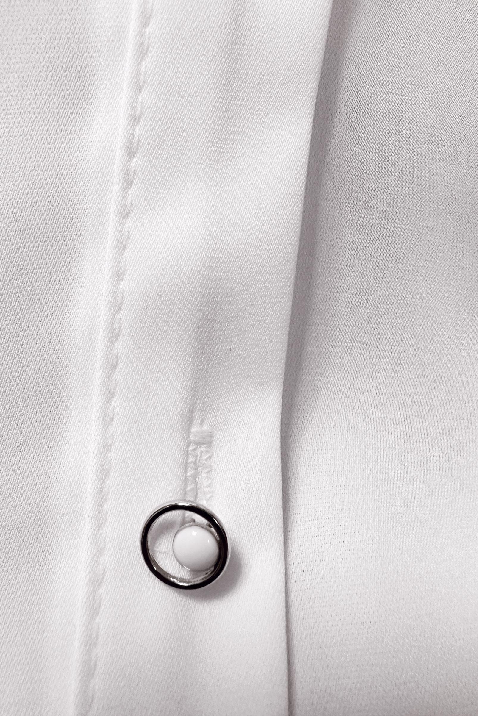 Tesettür giyim BEYAZ YAKASI BAĞLAMA DETAYLI BLUZ 43869