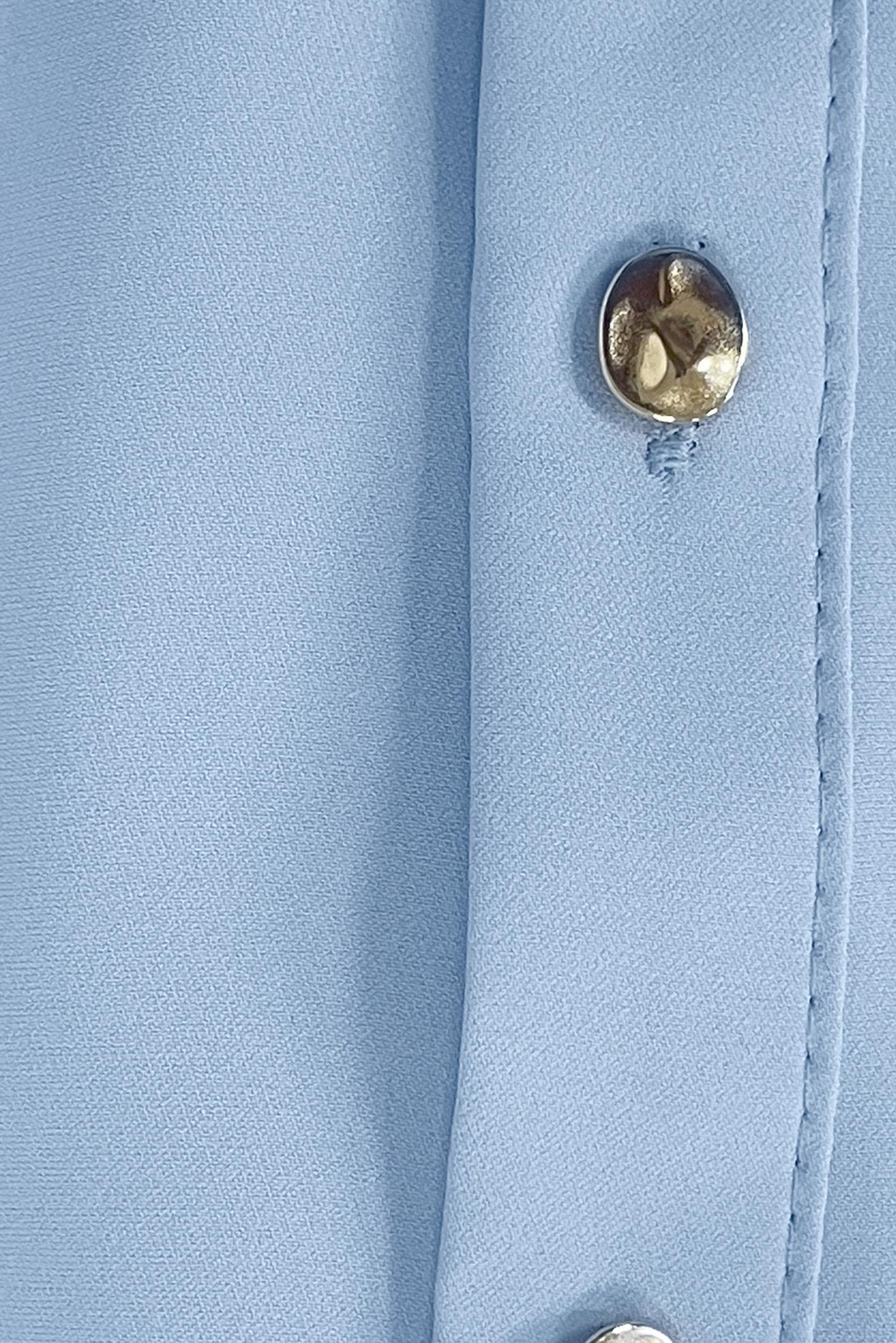 Vêtements hijab BLEU BLOUSE À BOUTONS 43870