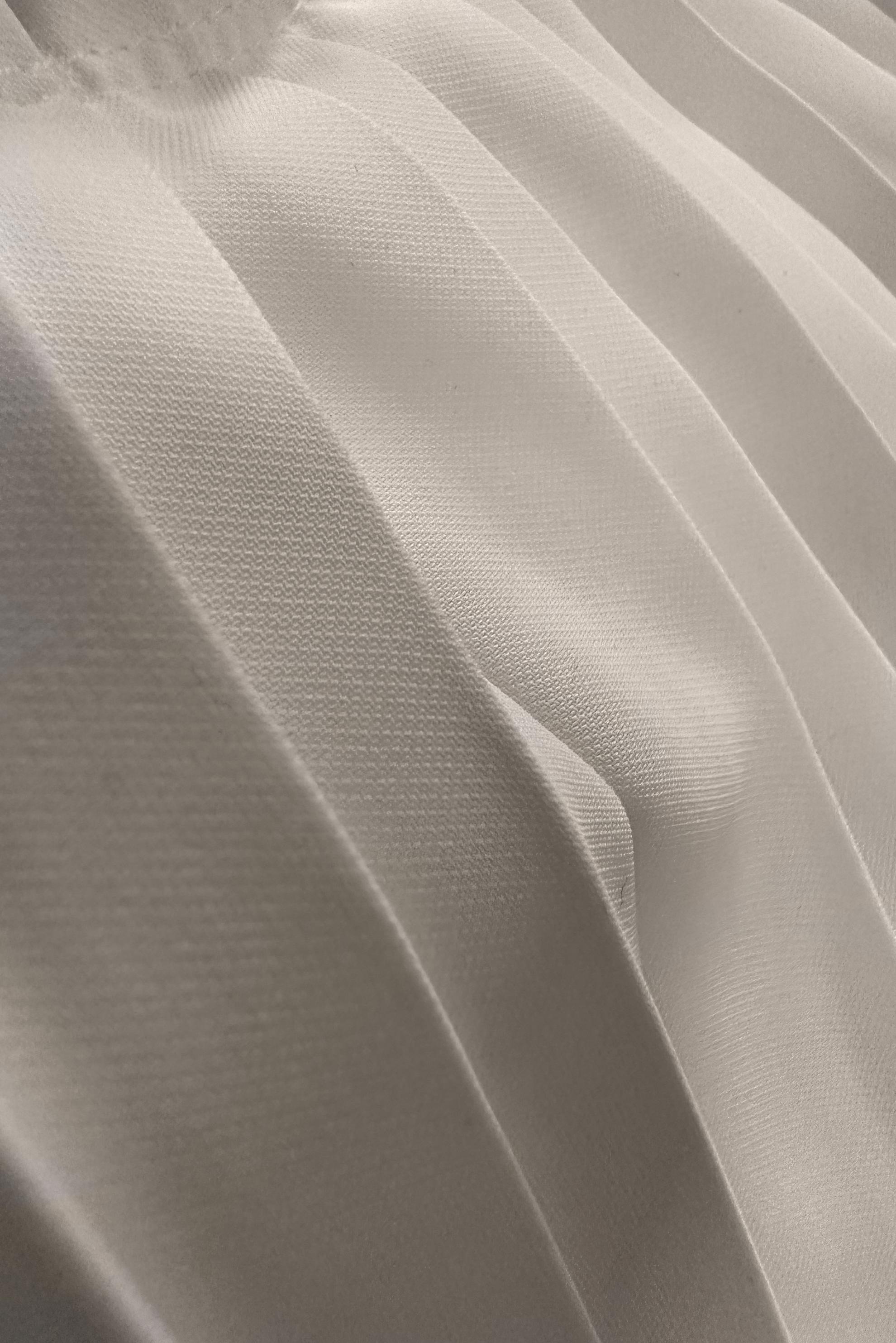 Tesettür giyim BEJ PİLİSE DETAYLI DÜĞMELİ BLUZ 43897