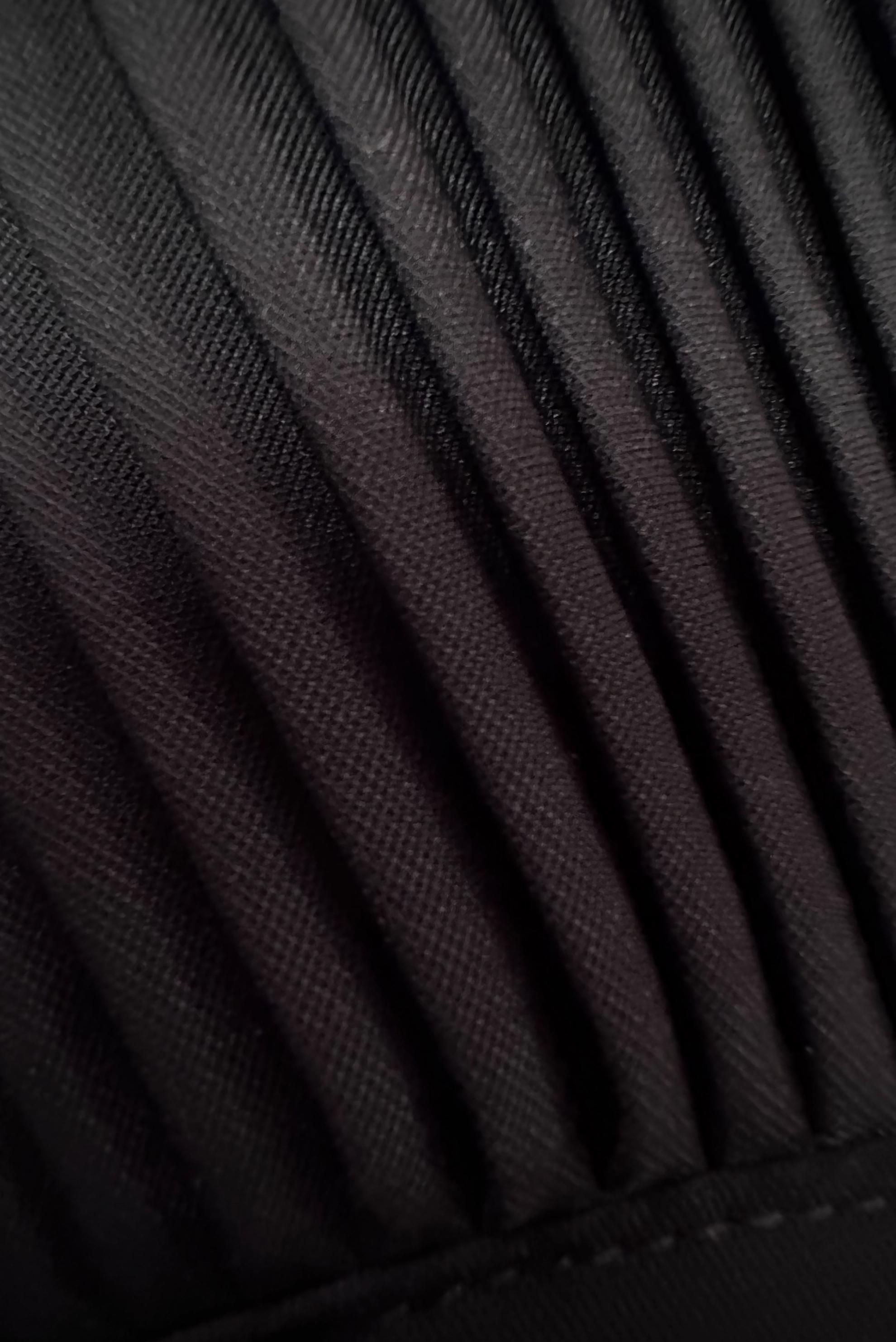 Tesettür giyim SİYAH PİLİSE DETAYLI BLUZ 43898