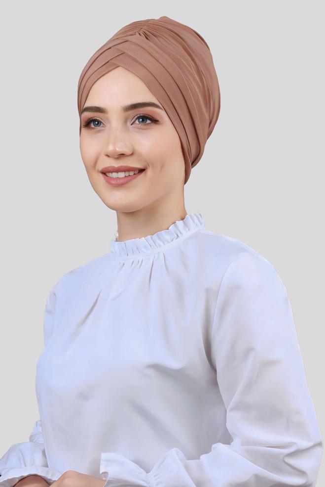 Vêtements hijab VISON ALVINA 3 BANDES CAPOT 40102 - ALVİNA