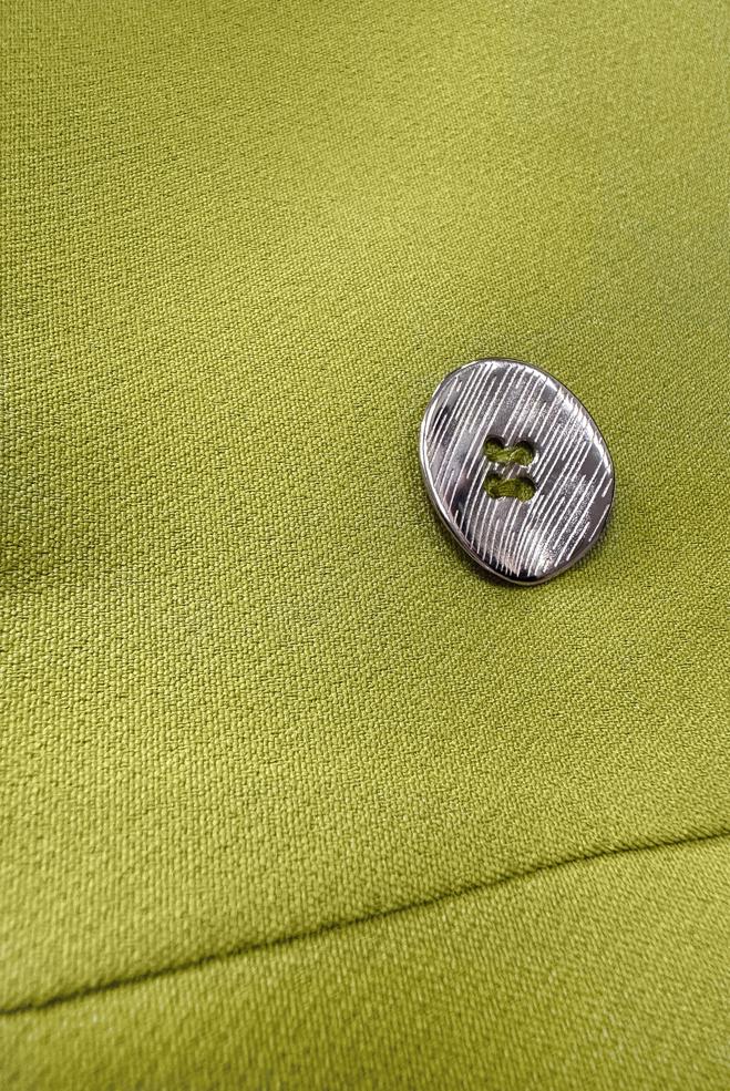 Hijab-Kleidung GRÜN KRUVAZE YAKA BLAZER CEKET 43848 - ALVİNA