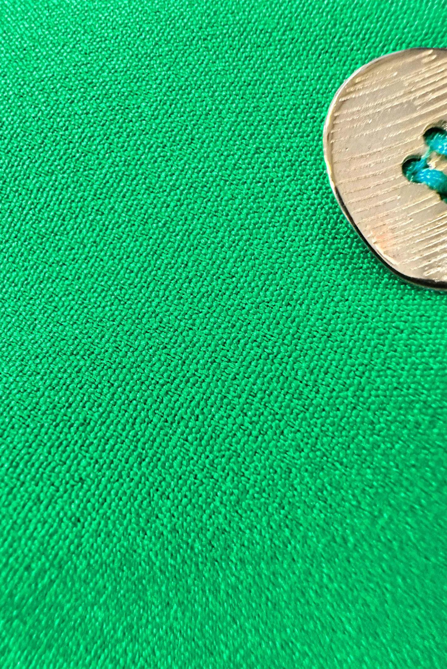 Tesettür giyim YEŞİL KRUVAZE YAKA BLAZER CEKET 43848