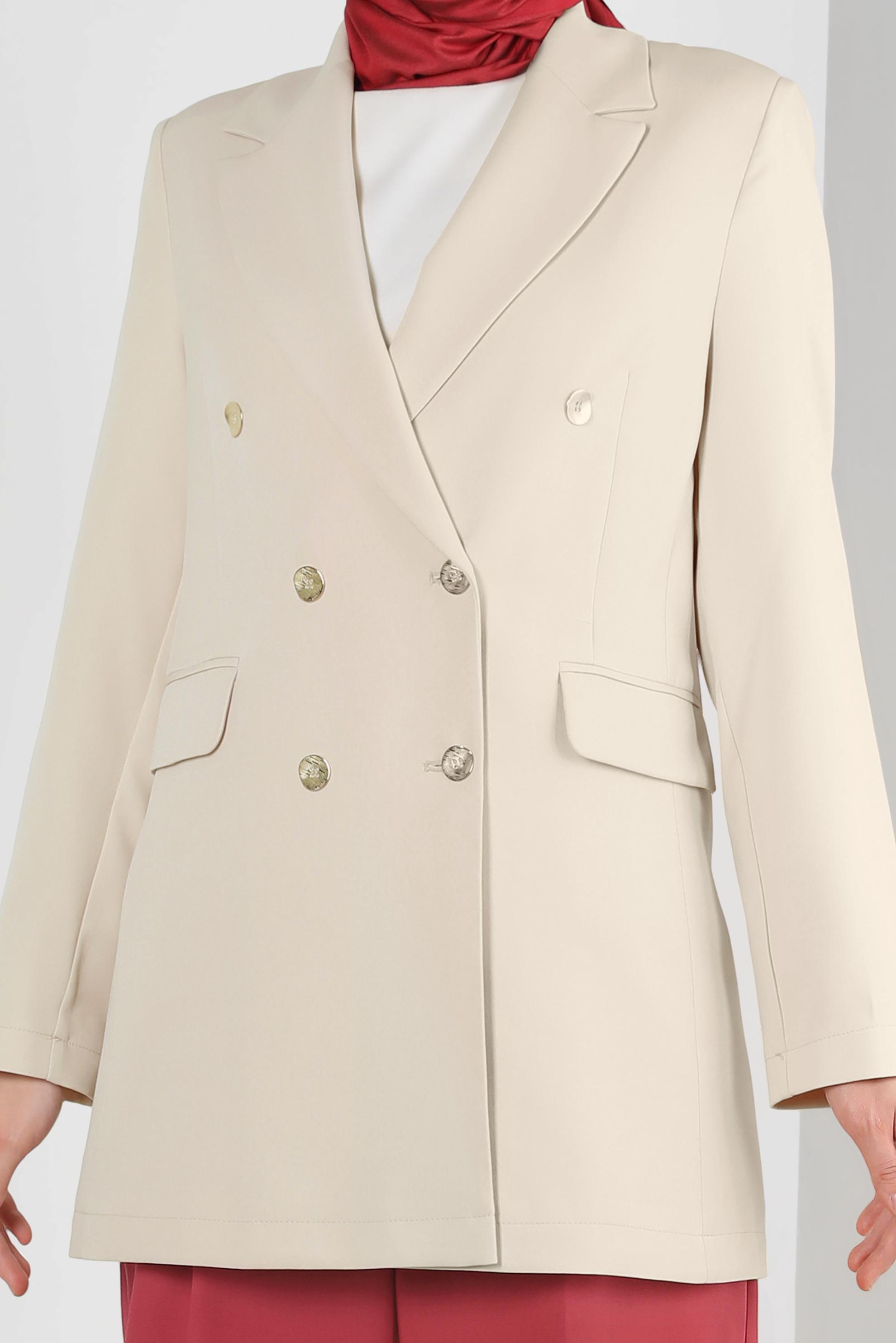 DOUBLE BREASTED BLAZER JACKET 43848 | ALVİNA