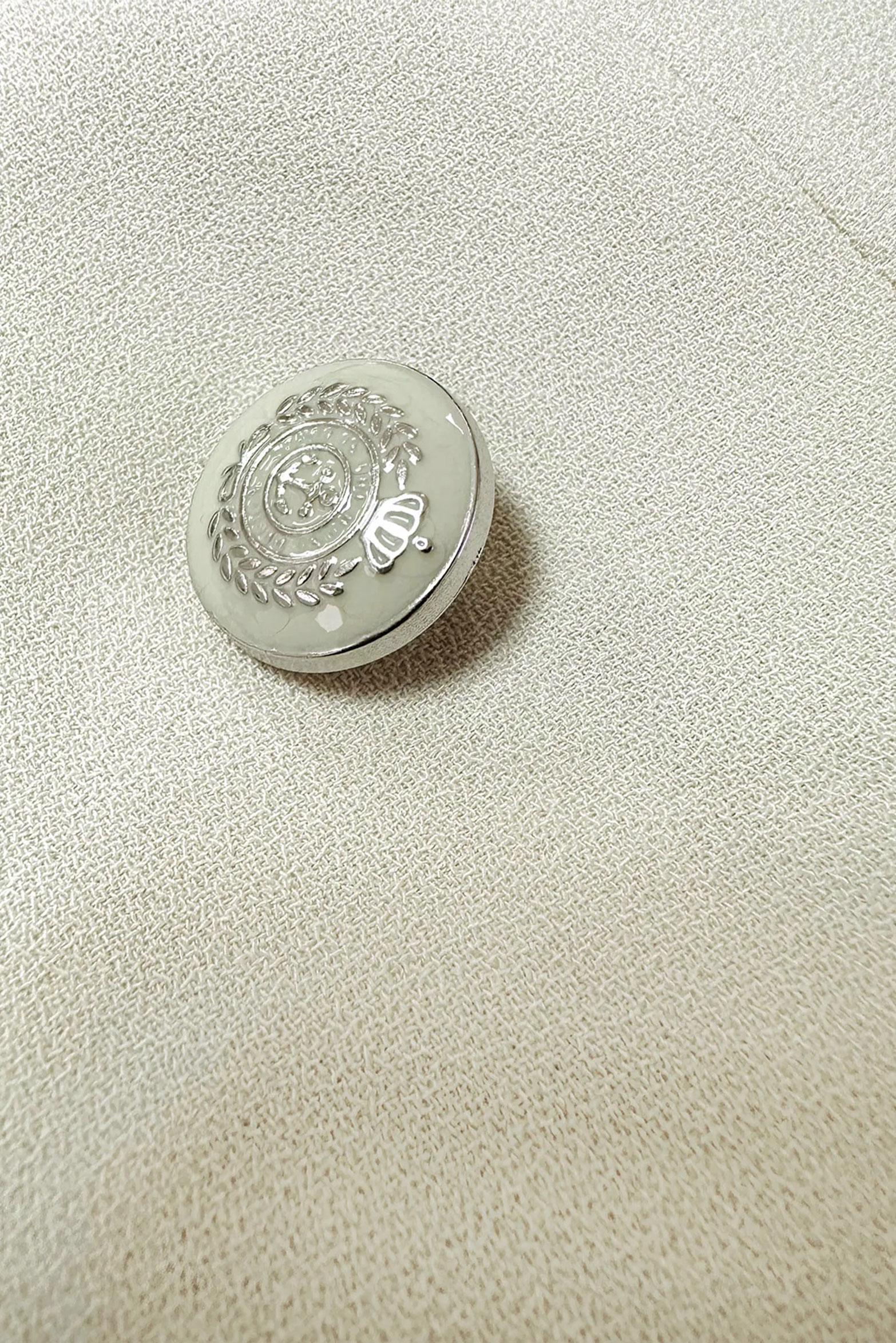 Vêtements hijab ÉCRUE BLAZER DOUBLE BOUTONNAGE 43843