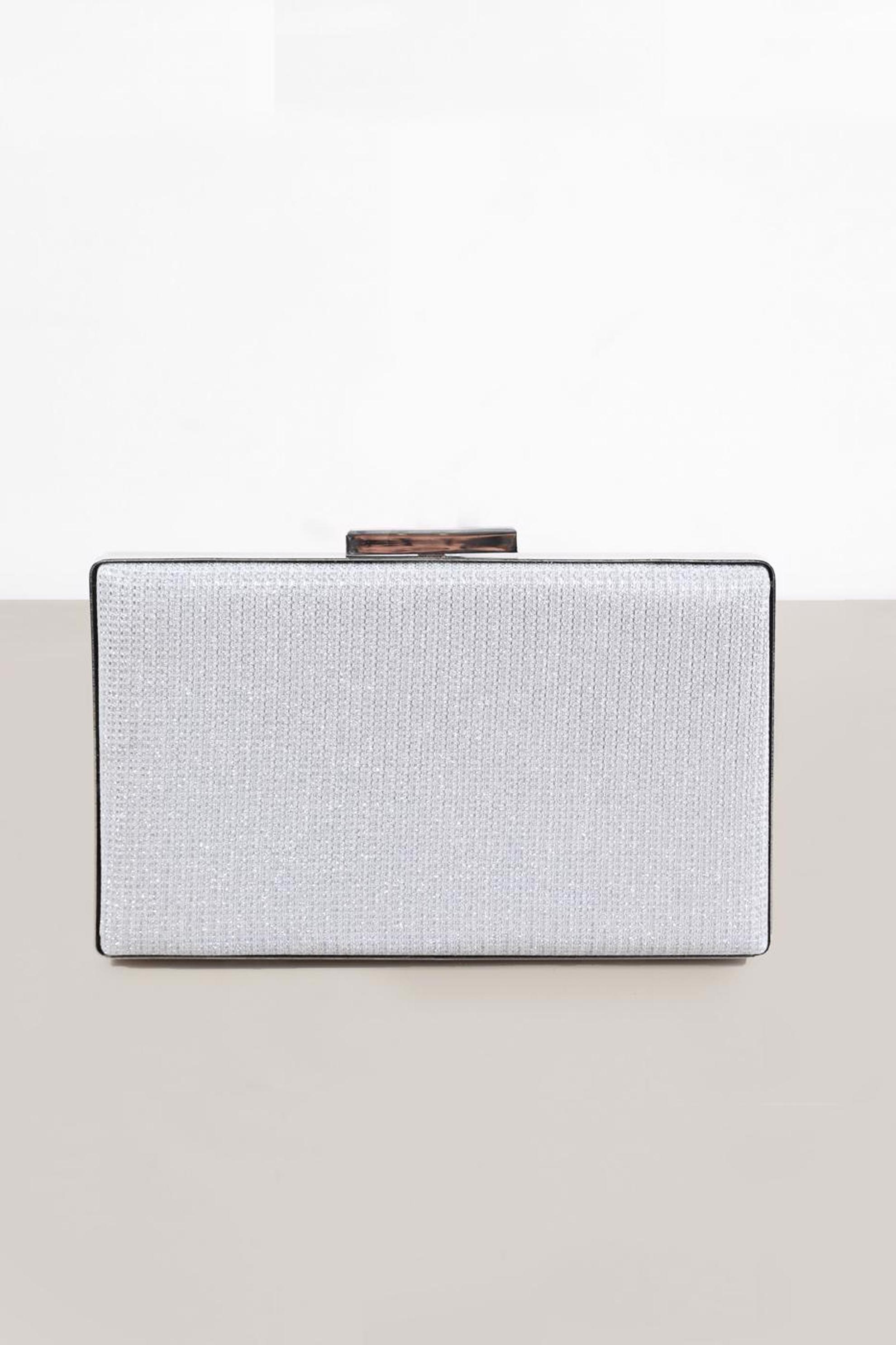 Tesettür giyim GÜMÜŞ 035 ALVİNA ABİYE ÇANTA