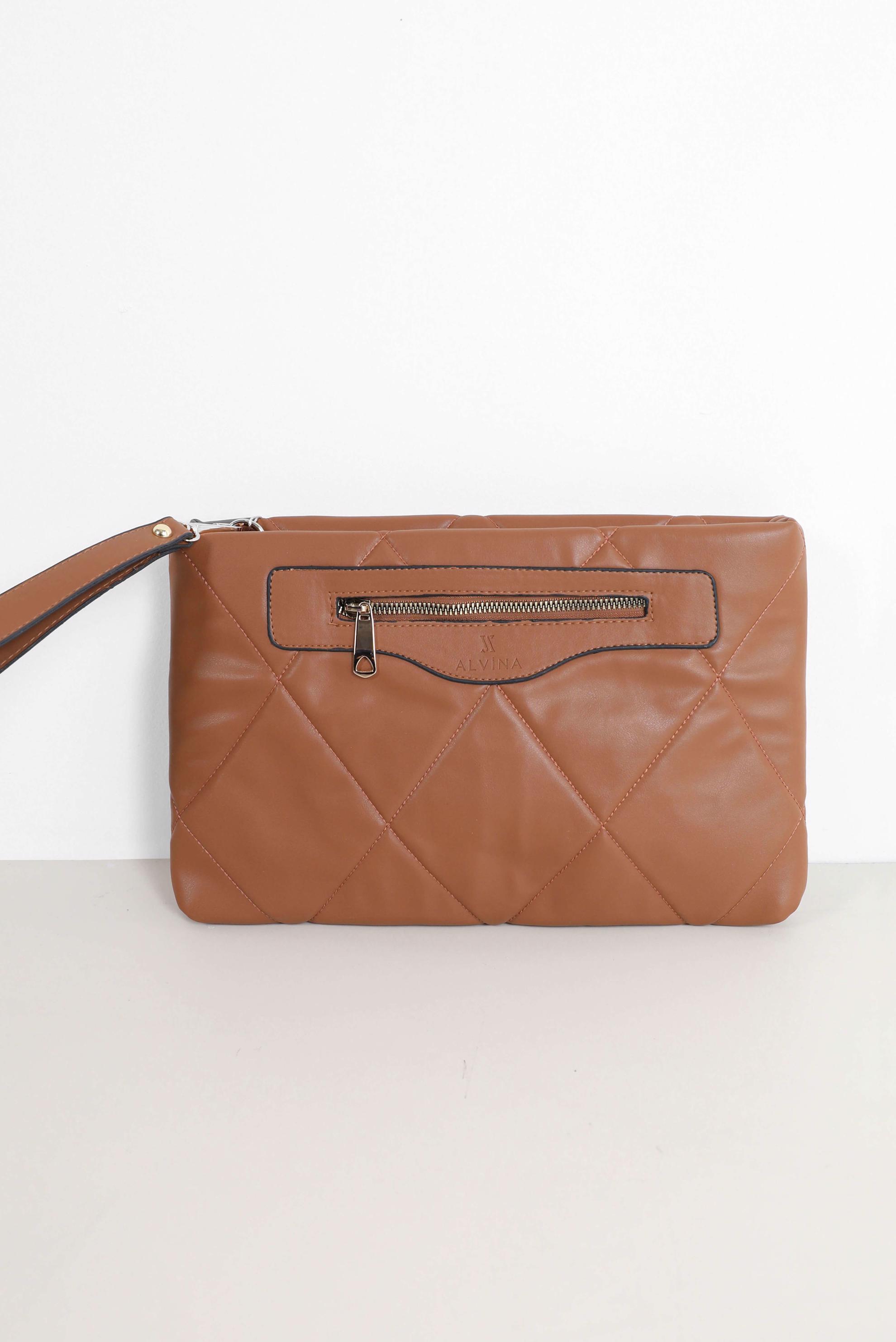 Tesettür giyim TABA ALVİNA ÇANTA 055