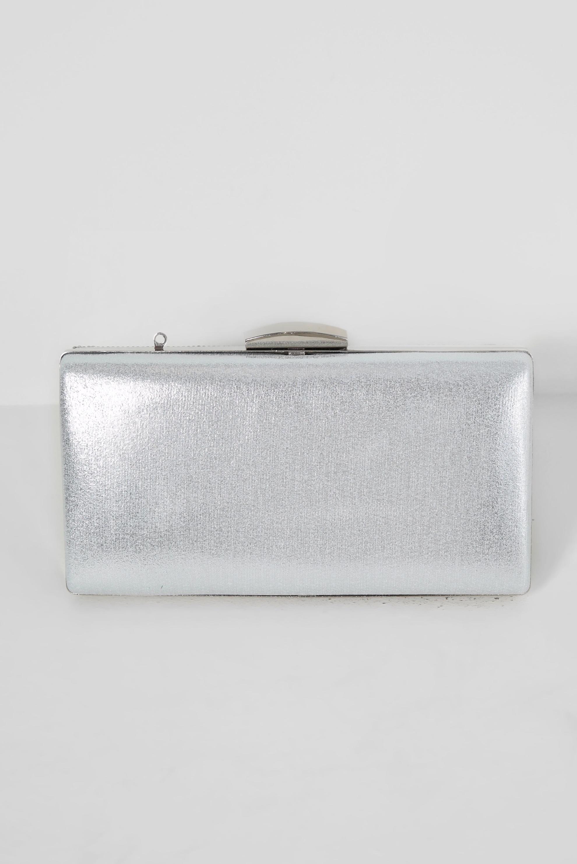 Tesettür giyim GÜMÜŞ ALVİNA ABİYE ÇANTA 365