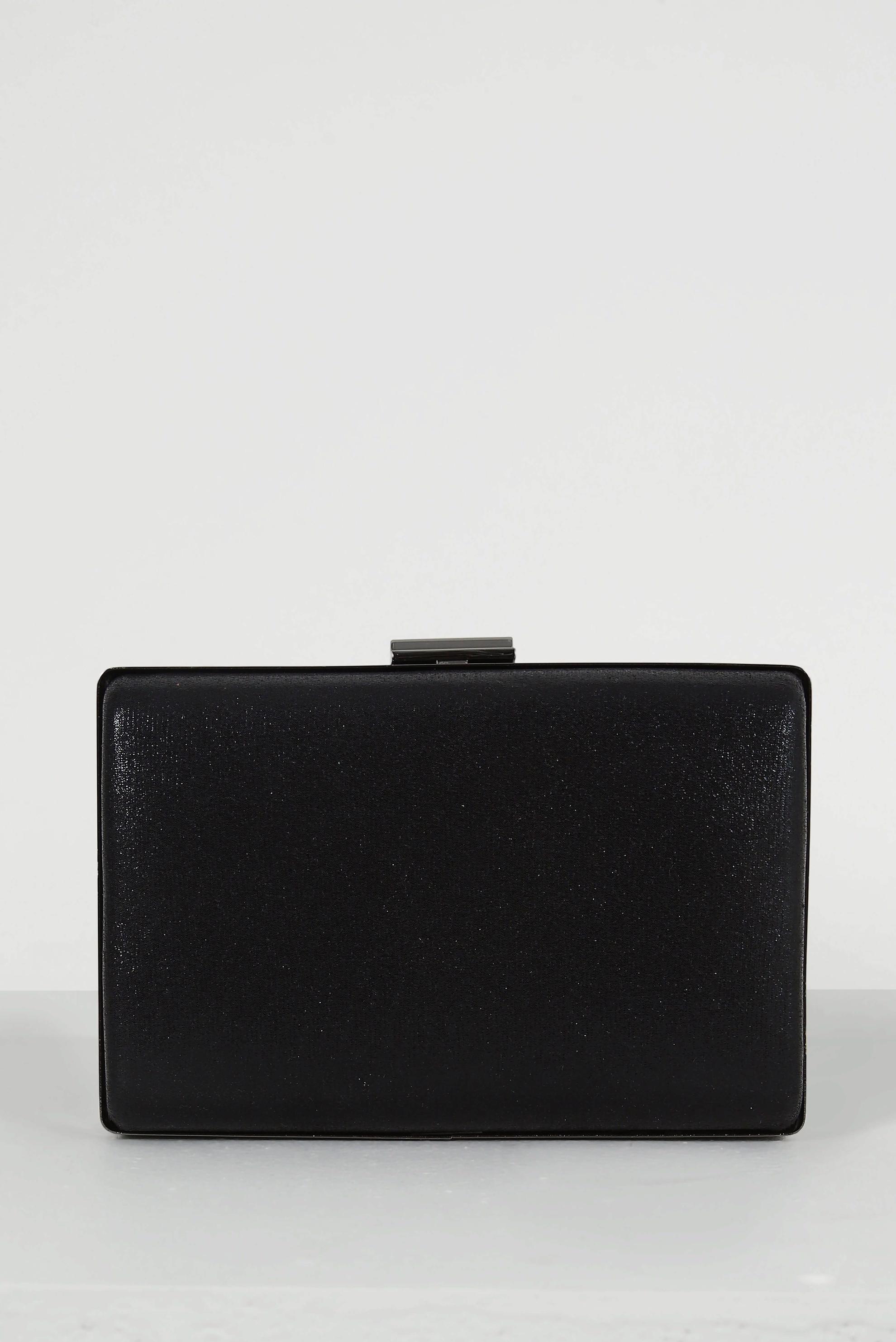 Tesettür giyim SİYAH ALVİNA ZİNCİR ASKILI ABİYE ÇANTA 370