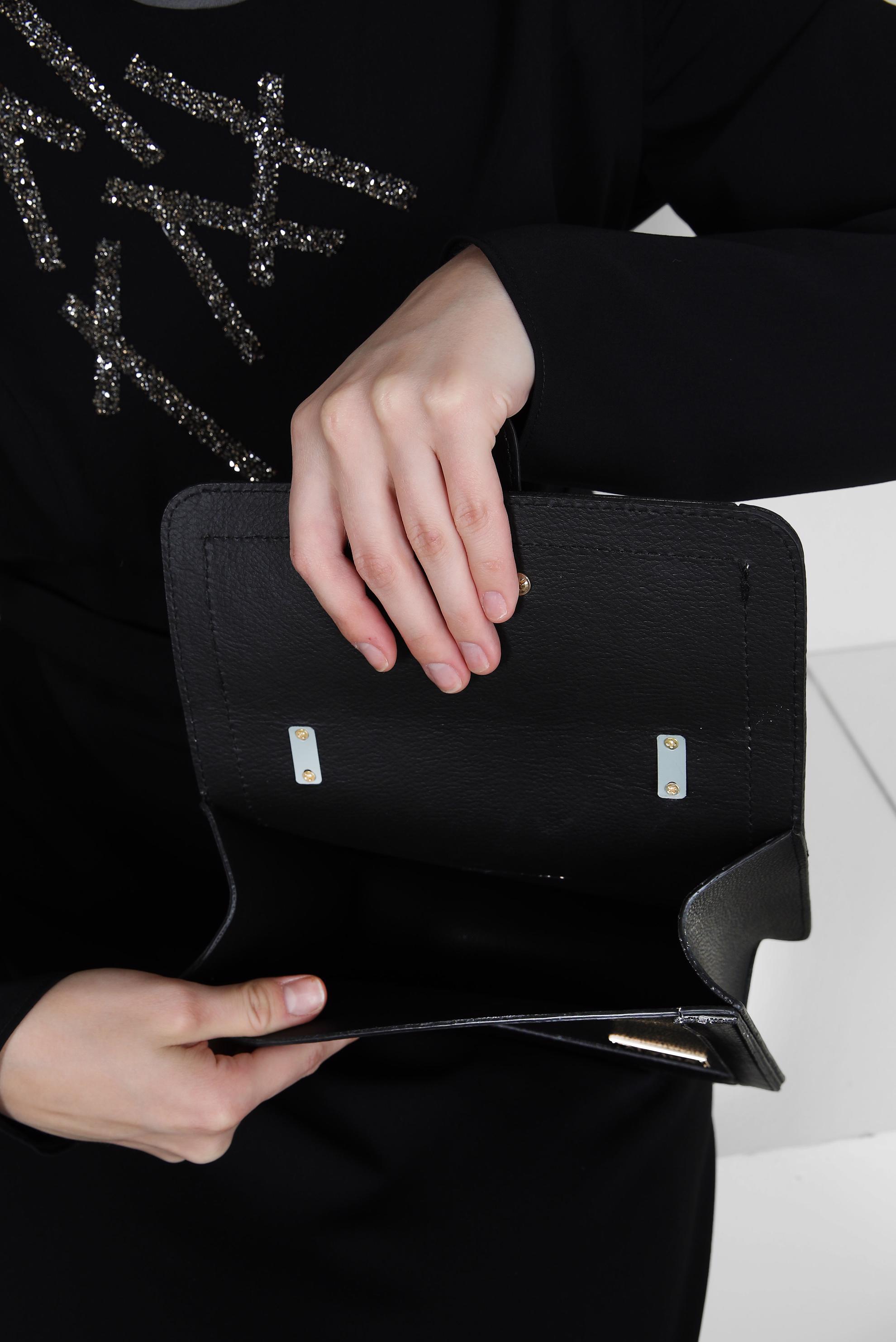 Tesettür giyim SİYAH ALVİNA ÇANTA 701