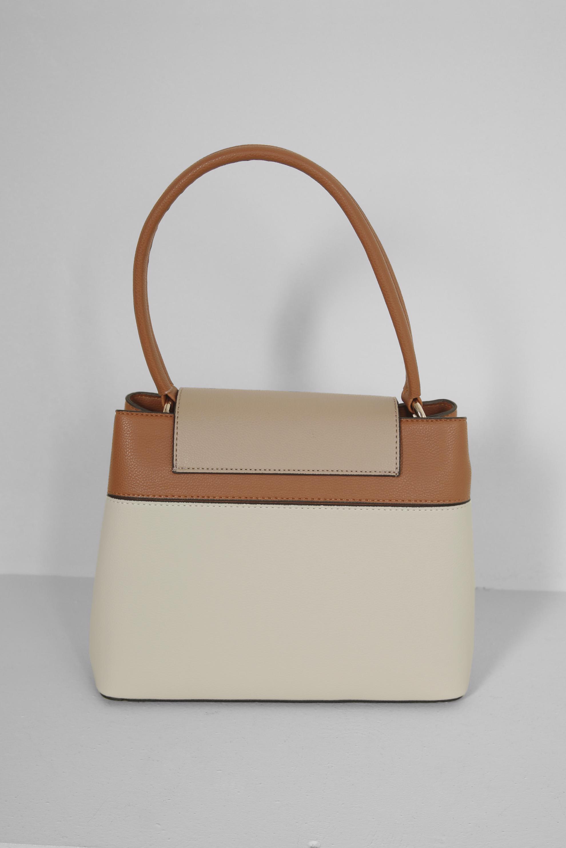 Tesettür giyim BEJ ALVİNA METAL DETAYLI ÇANTA 702