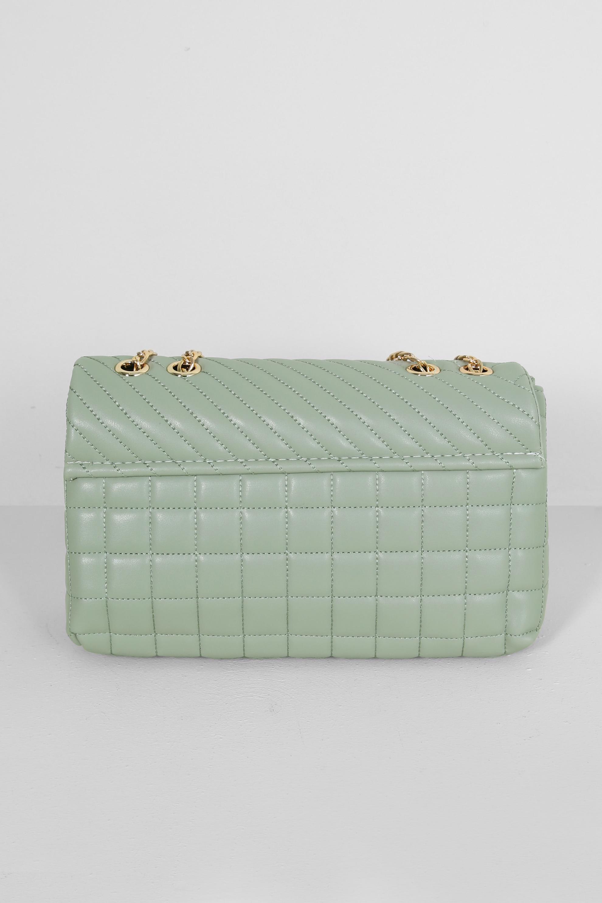 Tesettür giyim YEŞİL ALVİNA ZİNCİR ASKILI ÇANTA 707