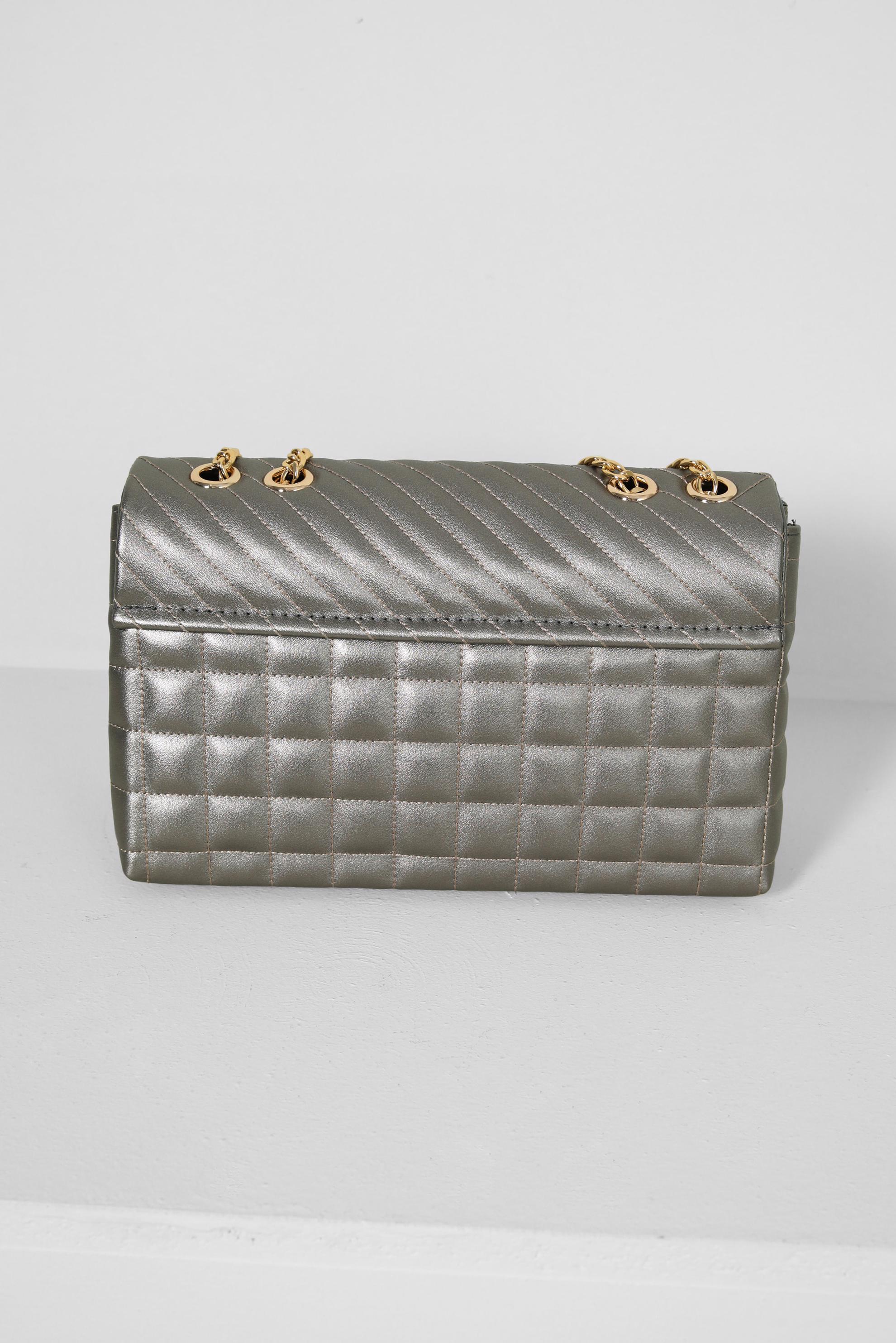 Tesettür giyim BEJ ALVİNA ZİNCİR ASKILI ÇANTA 707