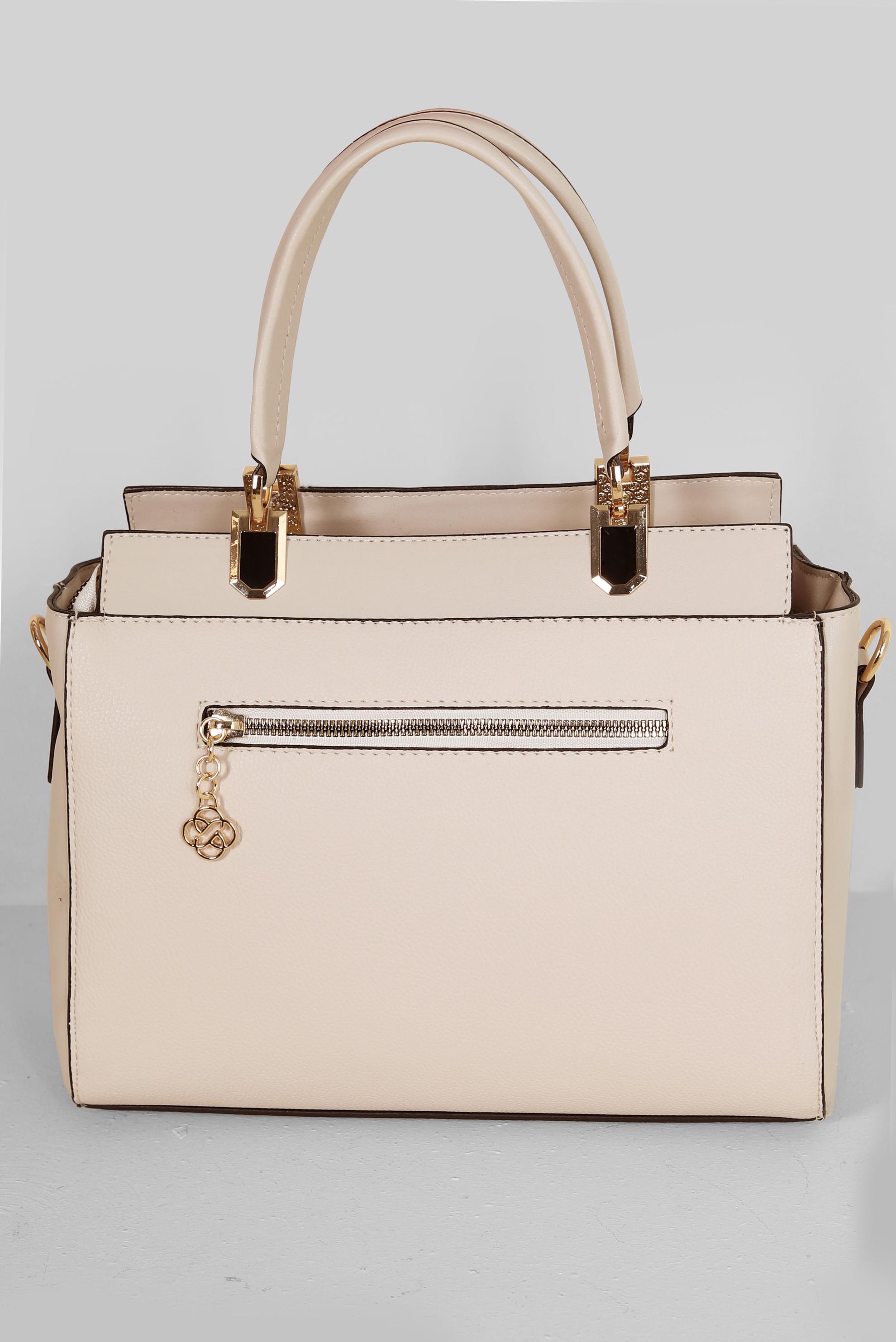 Tesettür giyim BEJ ALVİNA ÇANTA 718 