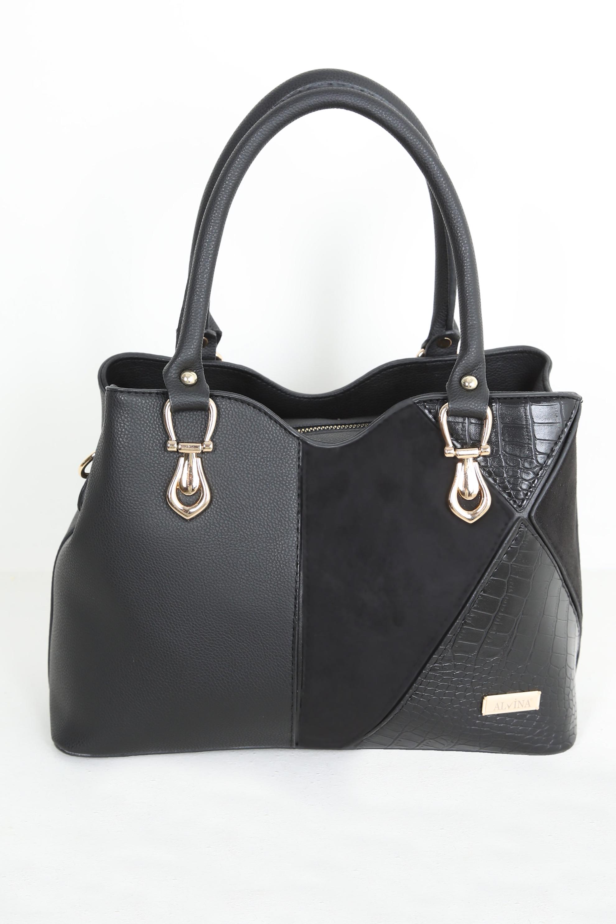 Tesettür giyim SİYAH ALVİNA ÇANTA 719