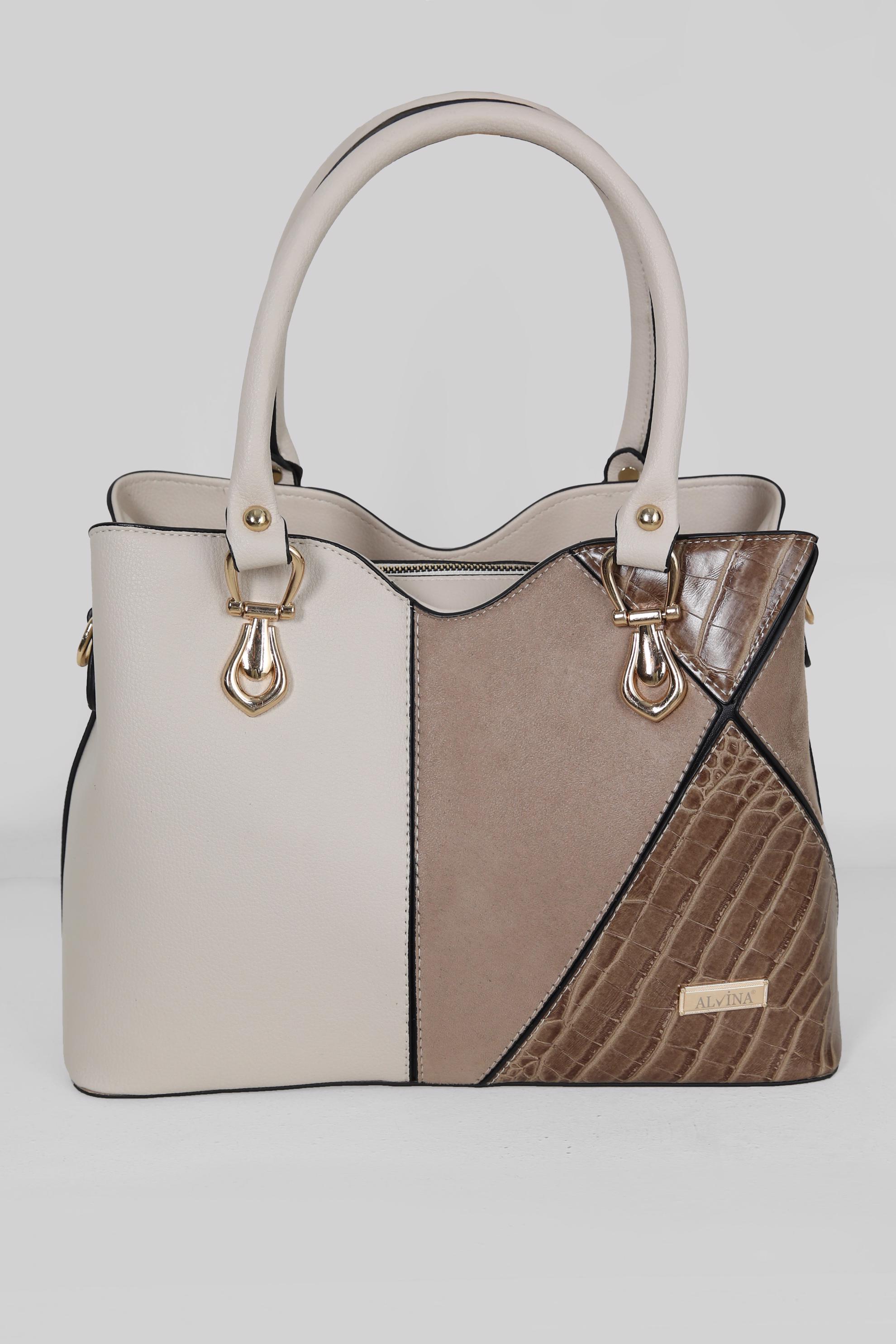 Tesettür giyim BEJ ALVİNA ÇANTA 719