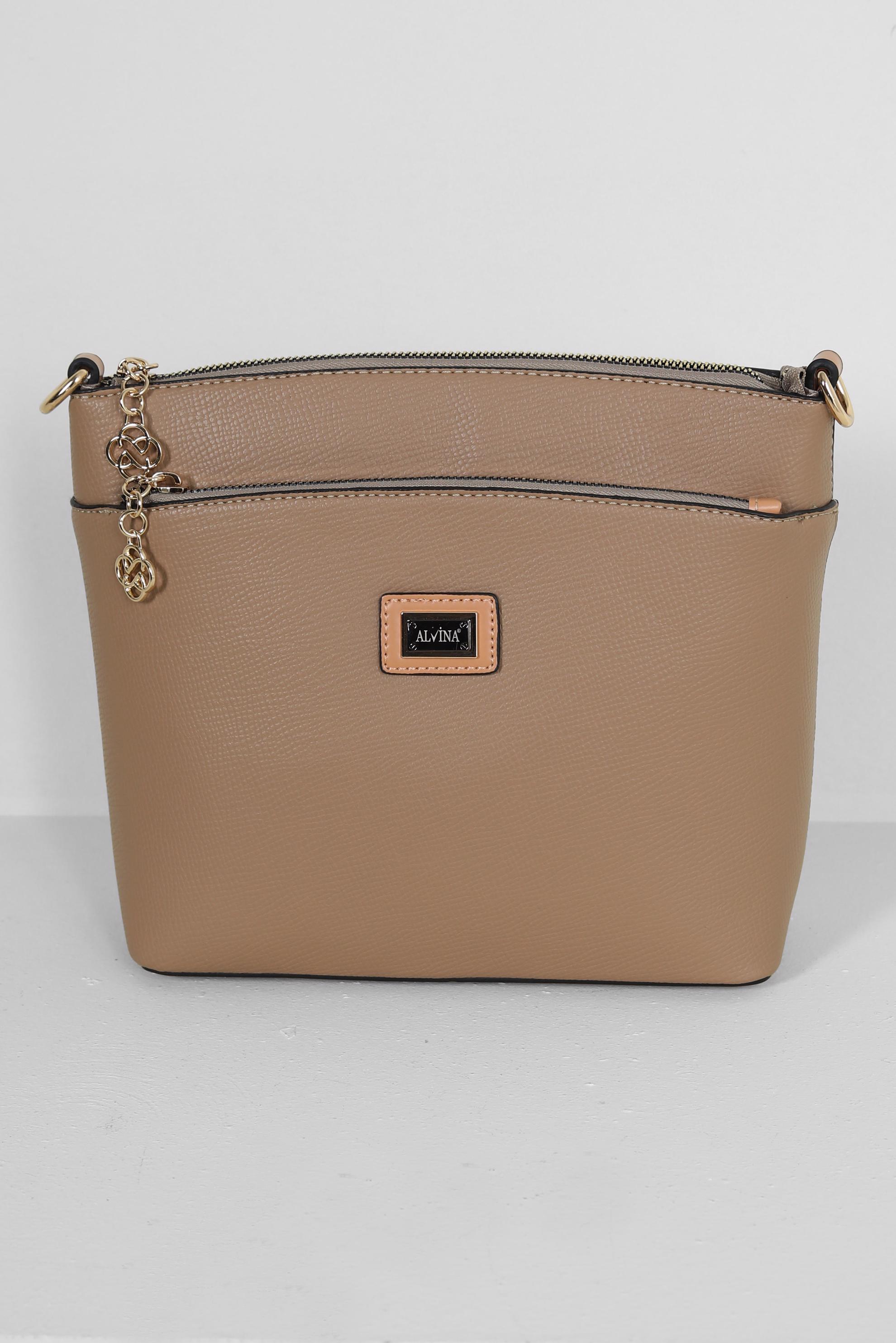 Tesettür giyim VİZON ALVİNA ÇANTA 732