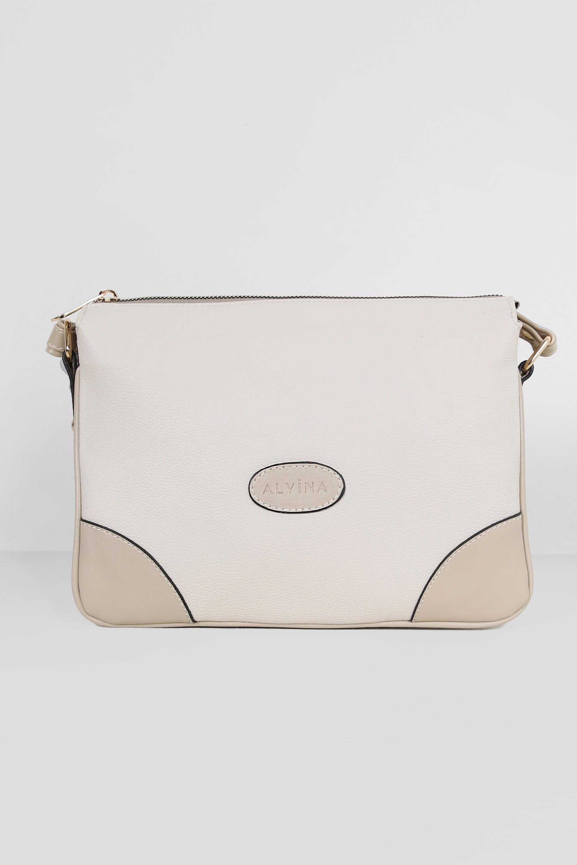 Tesettür giyim BEJ ALVİNA ÇAPRAZ ASKILI ÇANTA 814