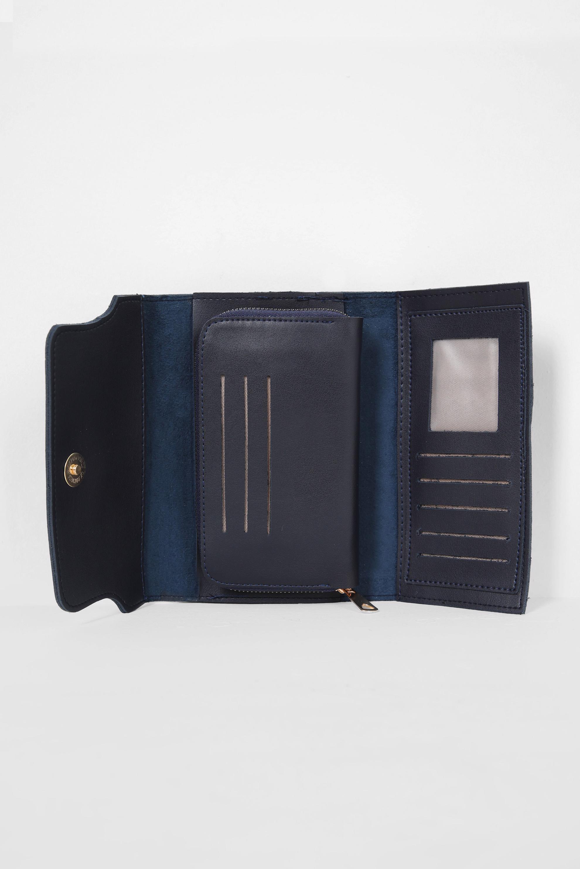 Tesettür giyim LACİVERT ALVİNA CÜZDAN 1022 