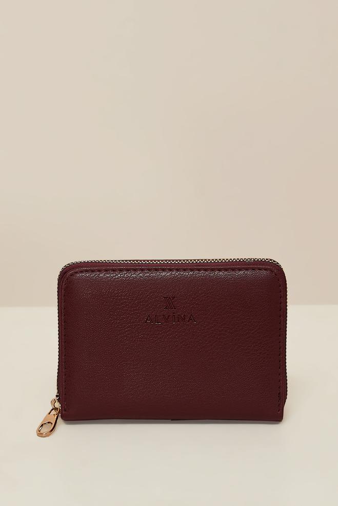 Vêtements hijab ROUGE BORDEAUX PORTEFEUILLE ALVINA 1025 - ALVİNA