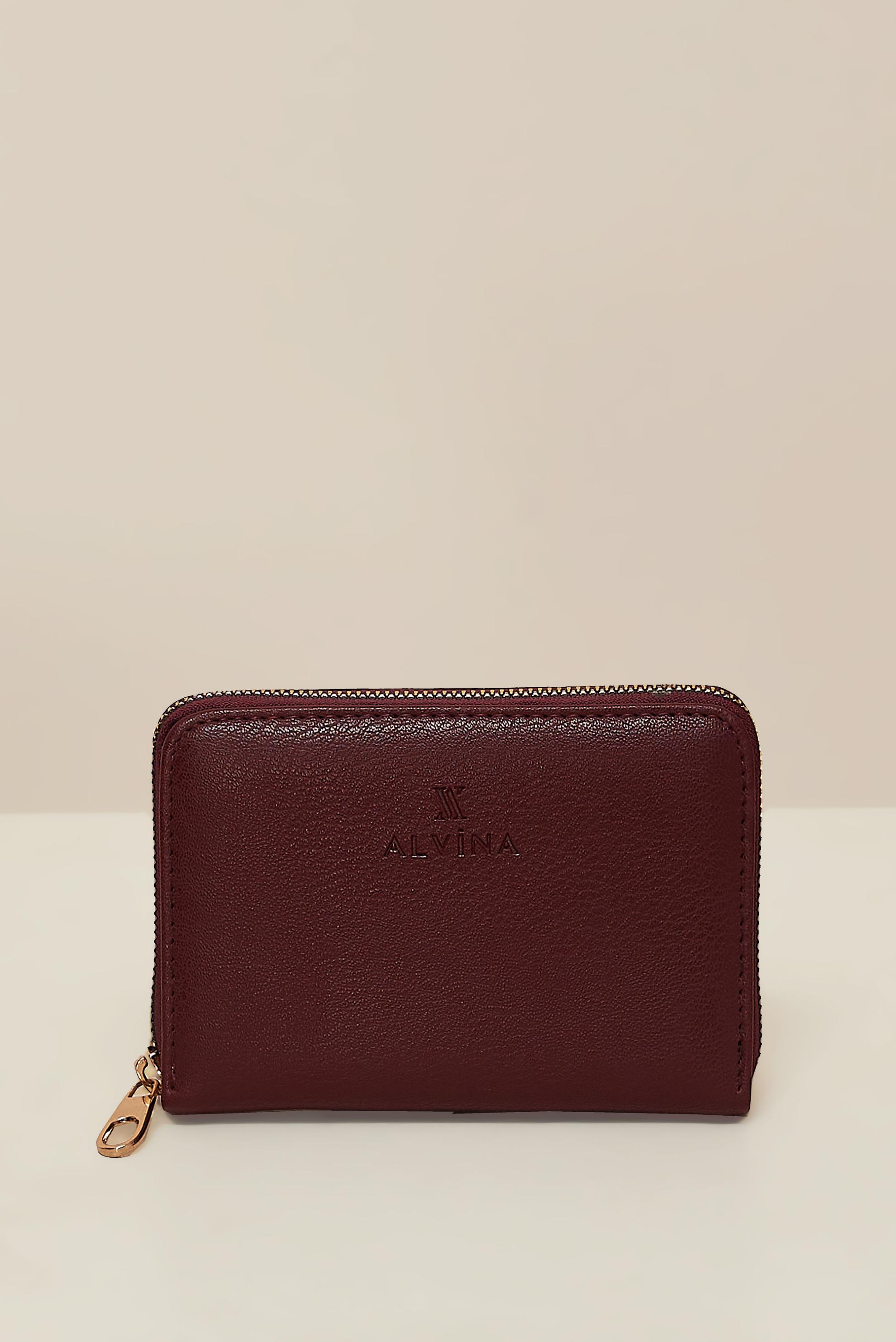 Vêtements hijab ROUGE BORDEAUX PORTEFEUILLE ALVINA 1025