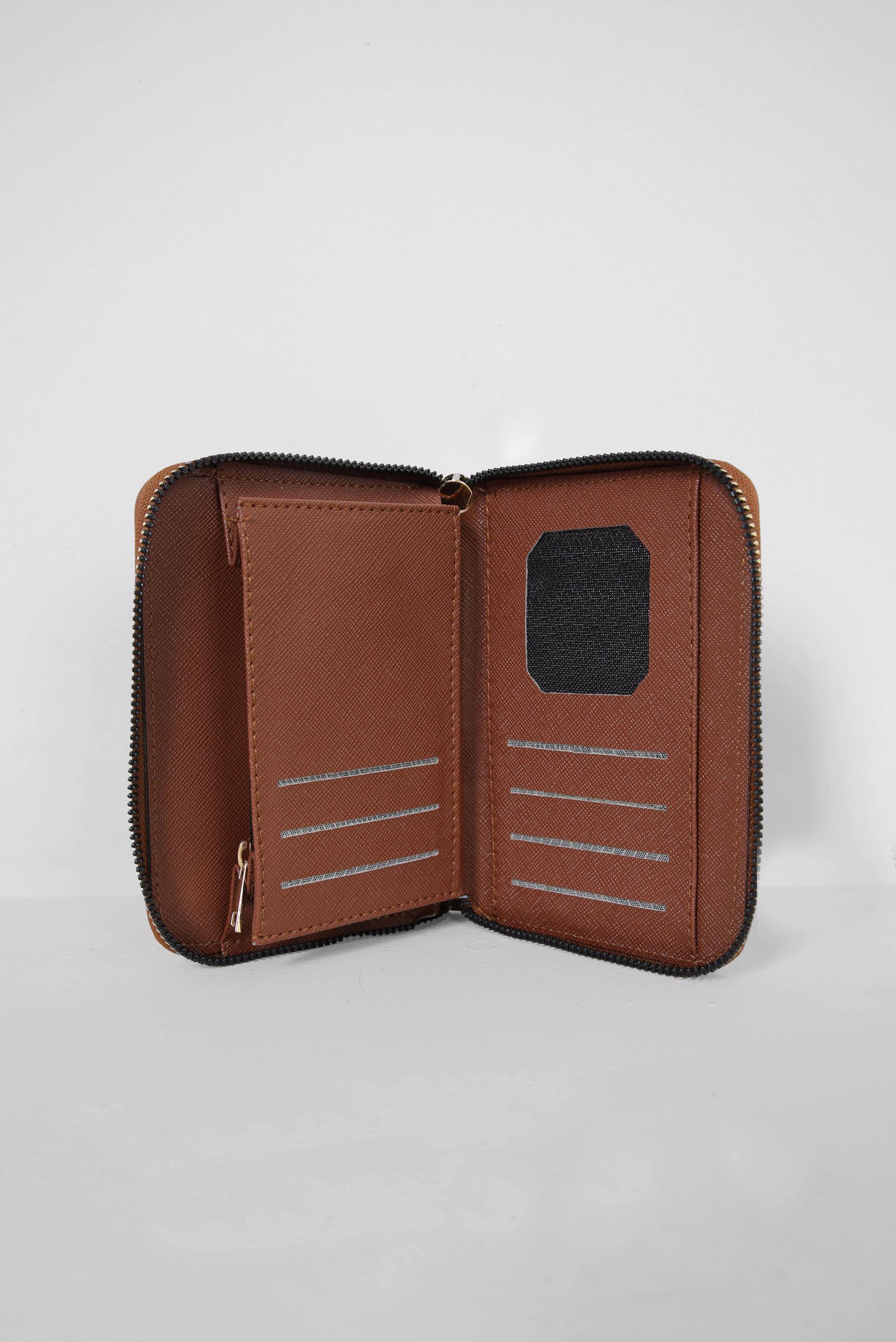 Tesettür giyim TABA ALVİNA CÜZDAN 1025