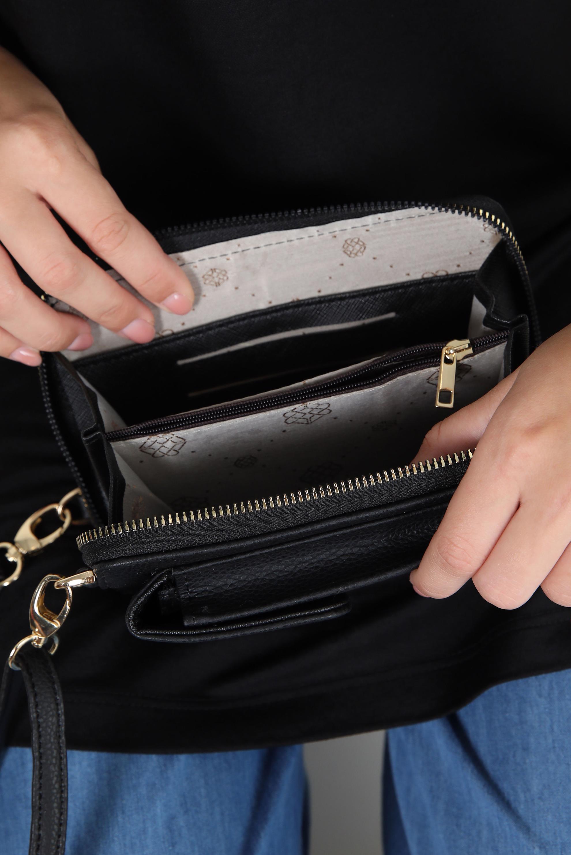 Tesettür giyim SİYAH ALVİNA ÇANTA 1411