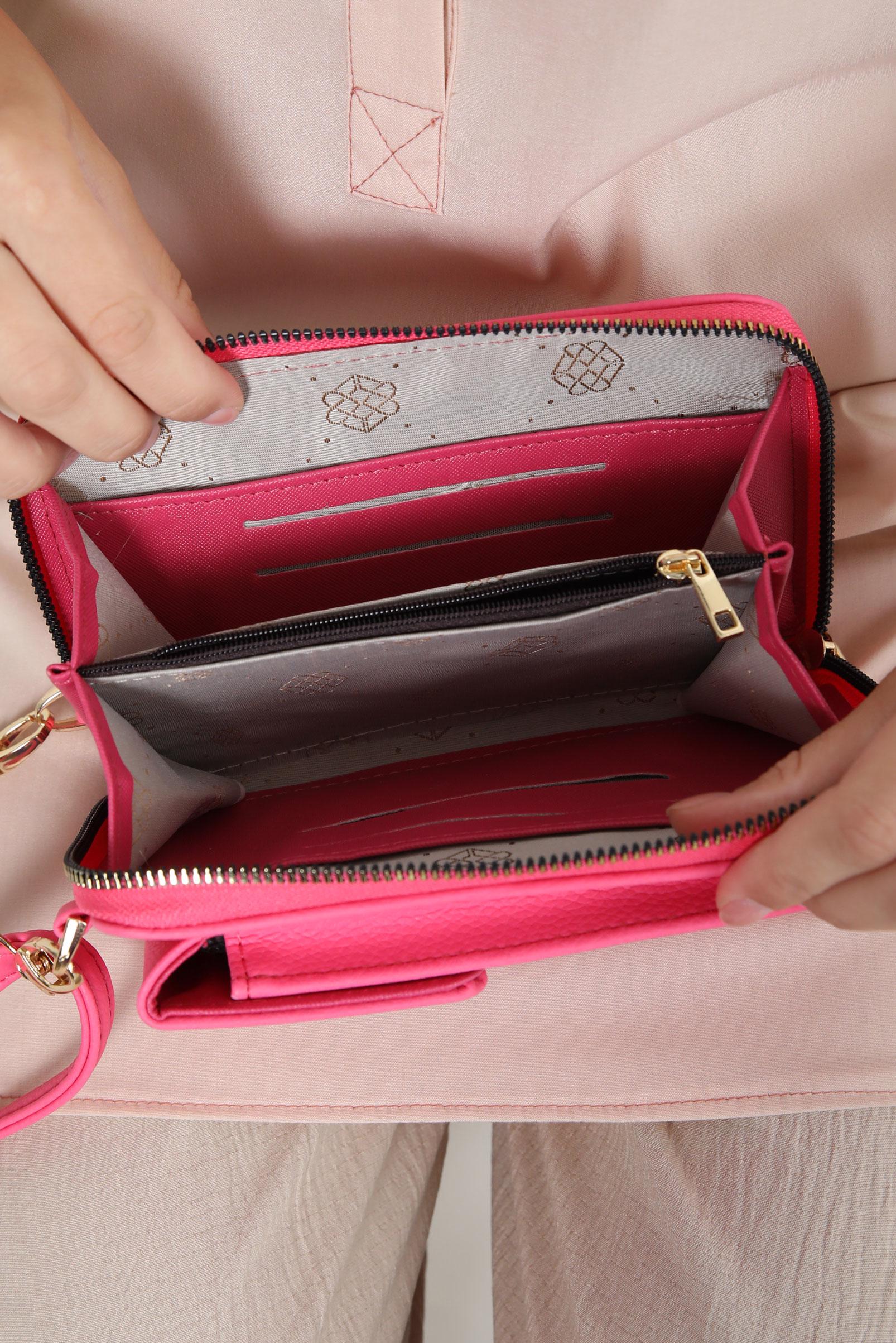 Tesettür giyim FUŞYA ALVİNA ÇANTA 1411