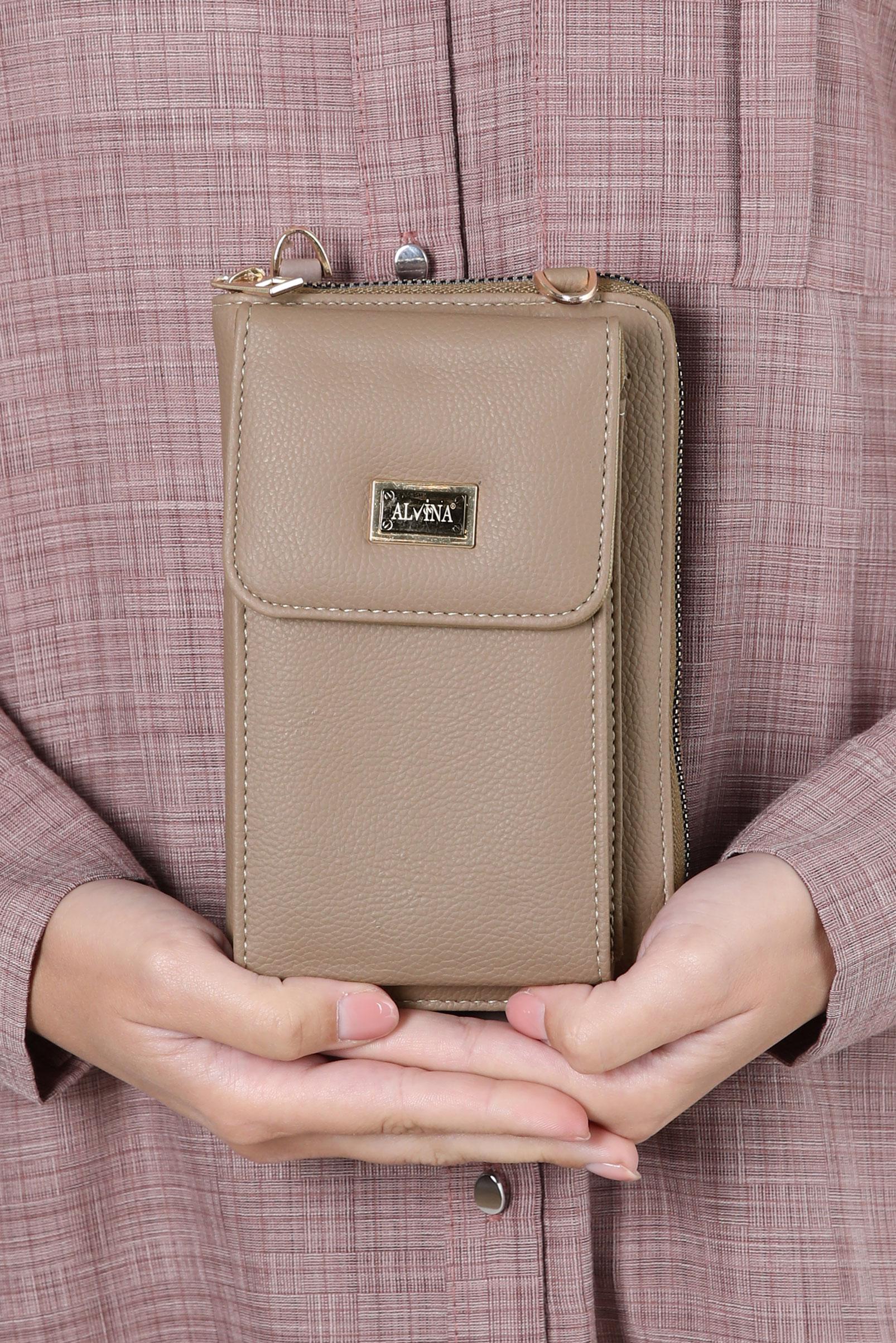 Tesettür giyim BEJ ALVİNA ÇANTA 1411