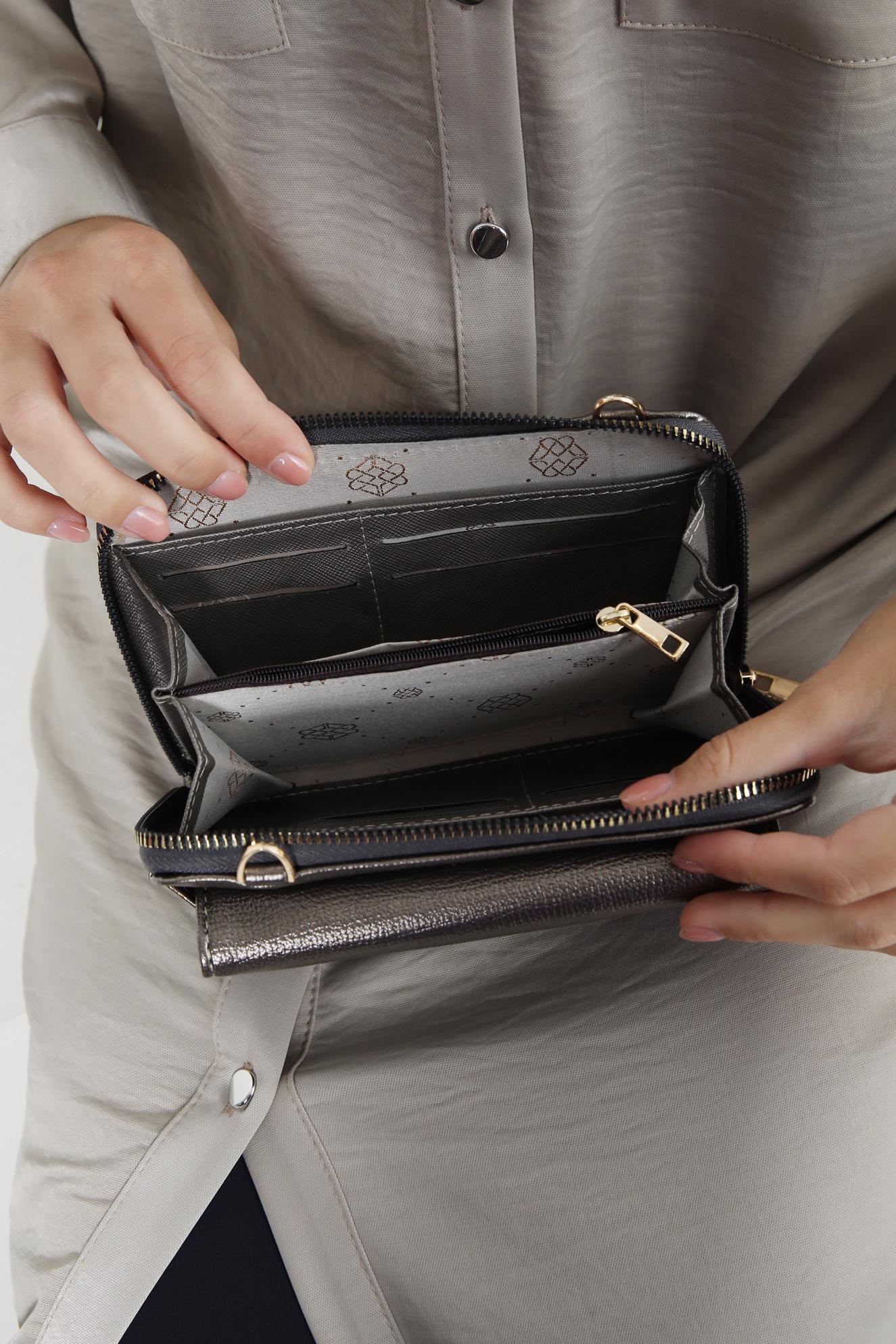 Tesettür giyim BEJ ALVİNA ÇANTA 1412