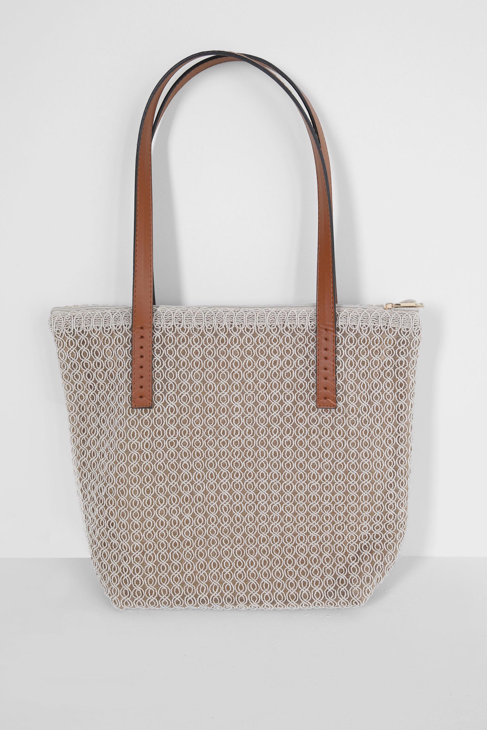 Tesettür giyim BEJ ALVİNA FERMUARLI ÇANTA 2006