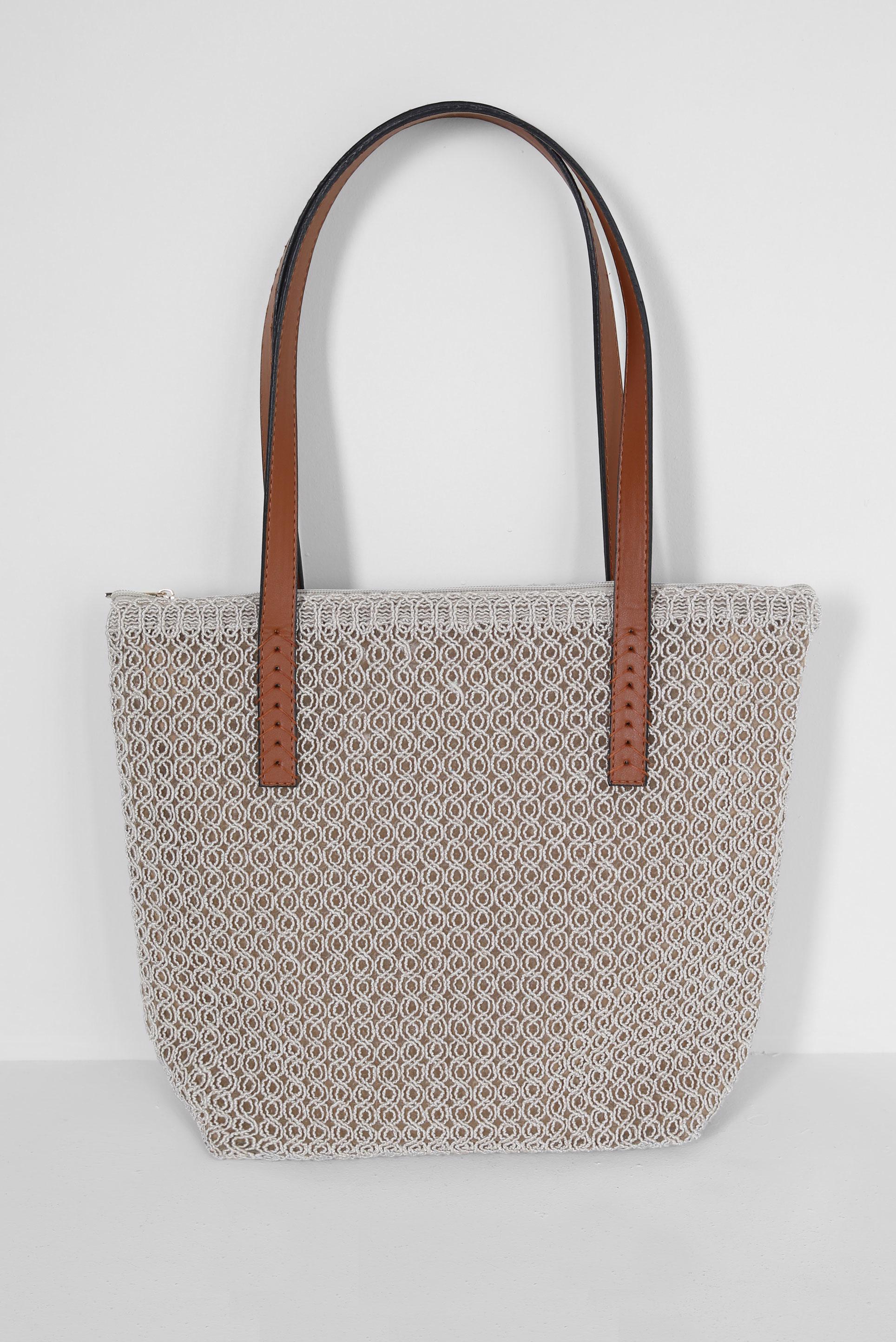 Tesettür giyim BEJ ALVİNA FERMUARLI ÇANTA 2006