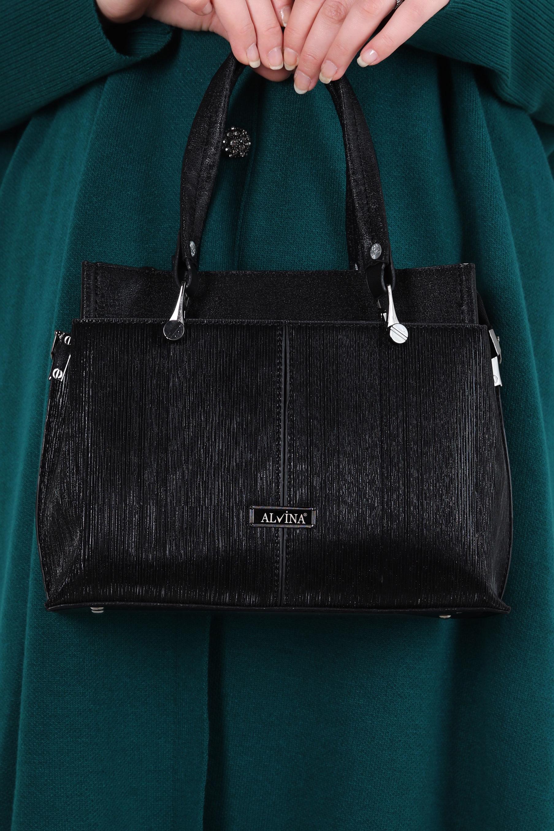 Tesettür giyim SİYAH ALVİNA ÇANTA 2041