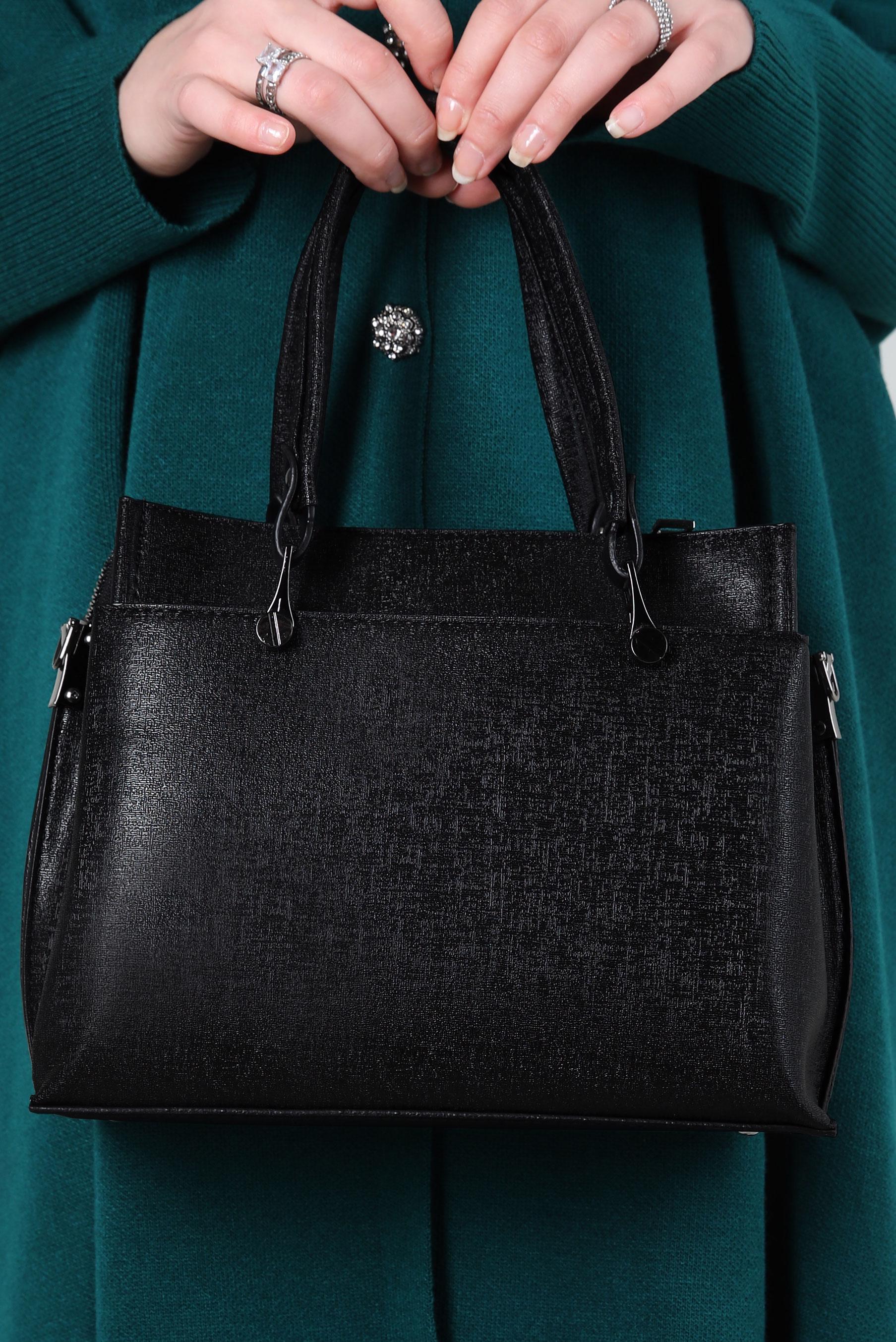 Tesettür giyim SİYAH ALVİNA ÇANTA 2041