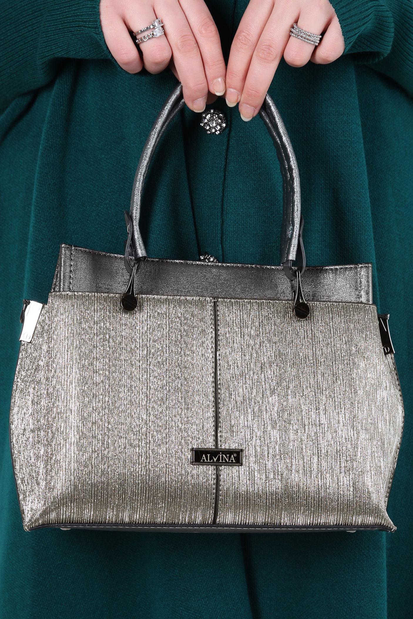 Tesettür giyim BEJ ALVİNA ÇANTA 2041