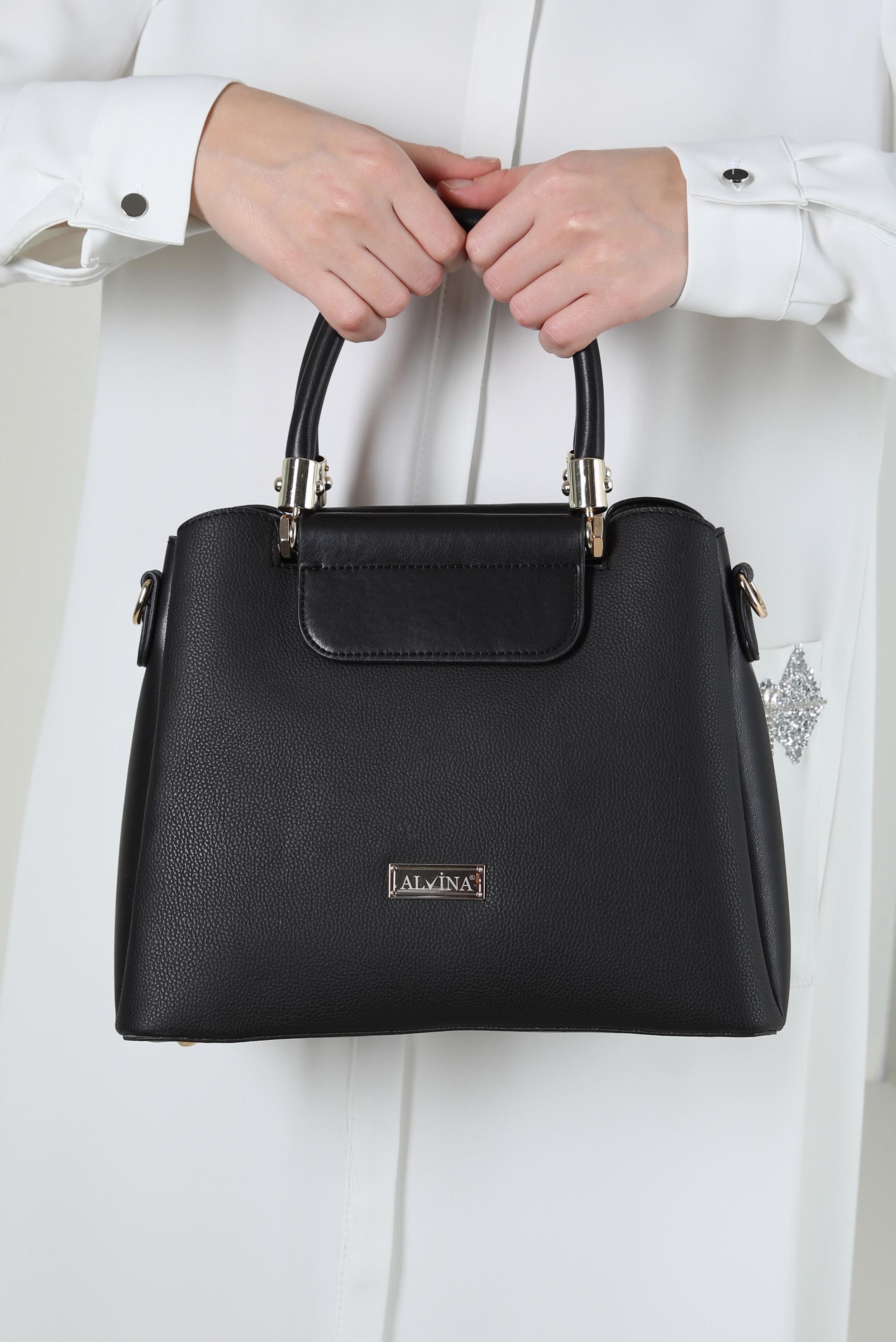 Tesettür giyim SİYAH ALVİNA ÇANTA 2208