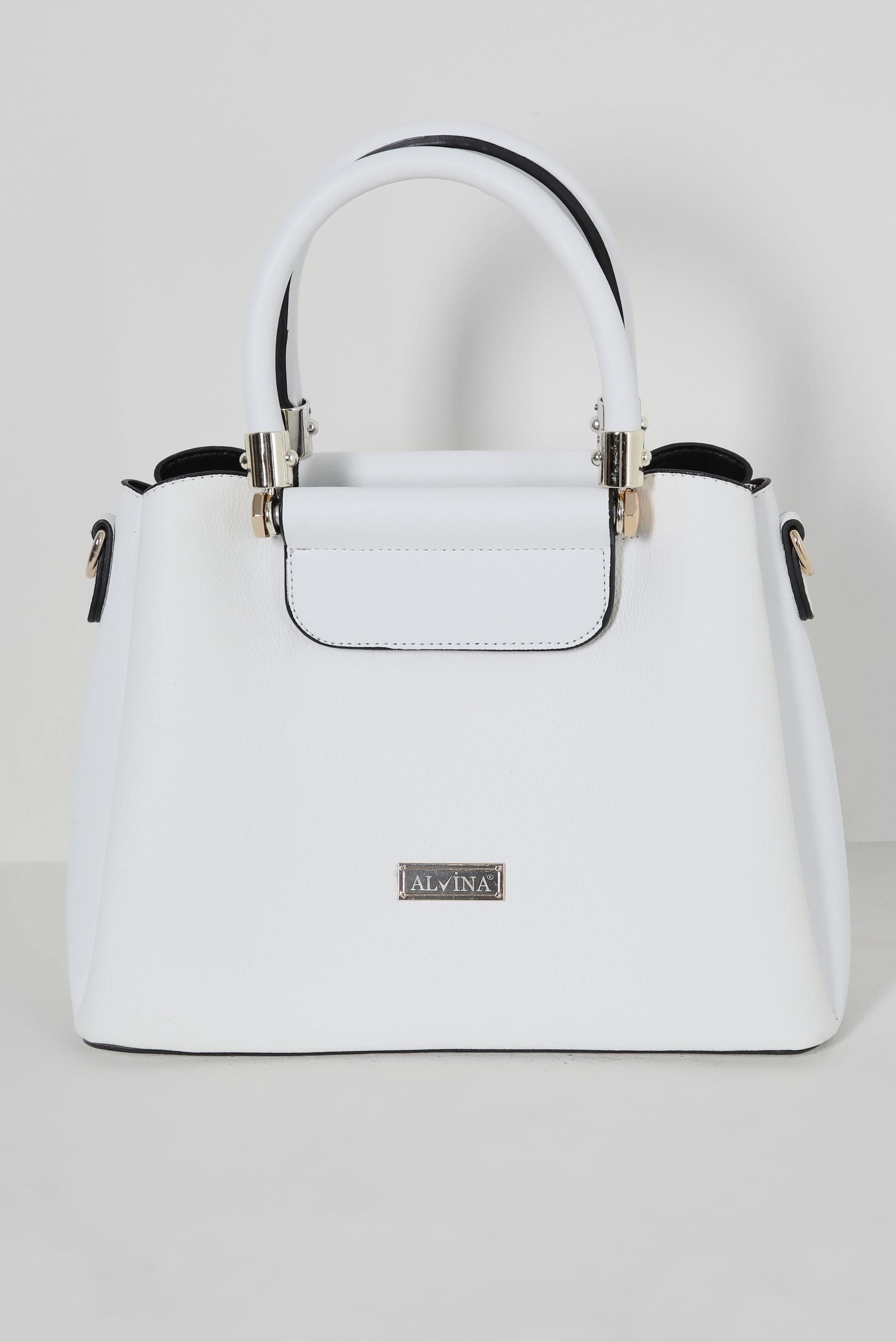 Tesettür giyim BEYAZ ALVİNA ÇANTA 2208