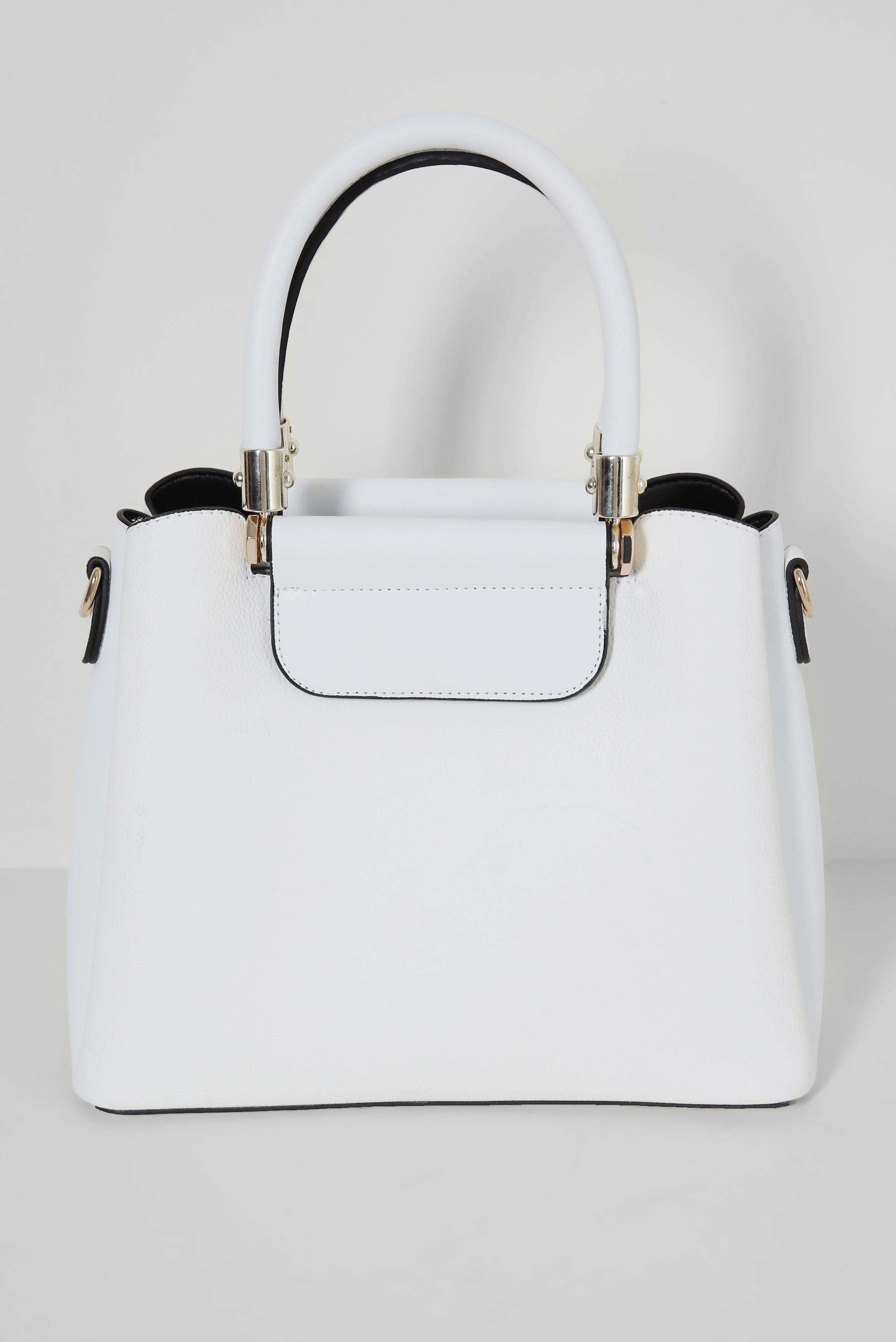 Tesettür giyim BEYAZ ALVİNA ÇANTA 2208