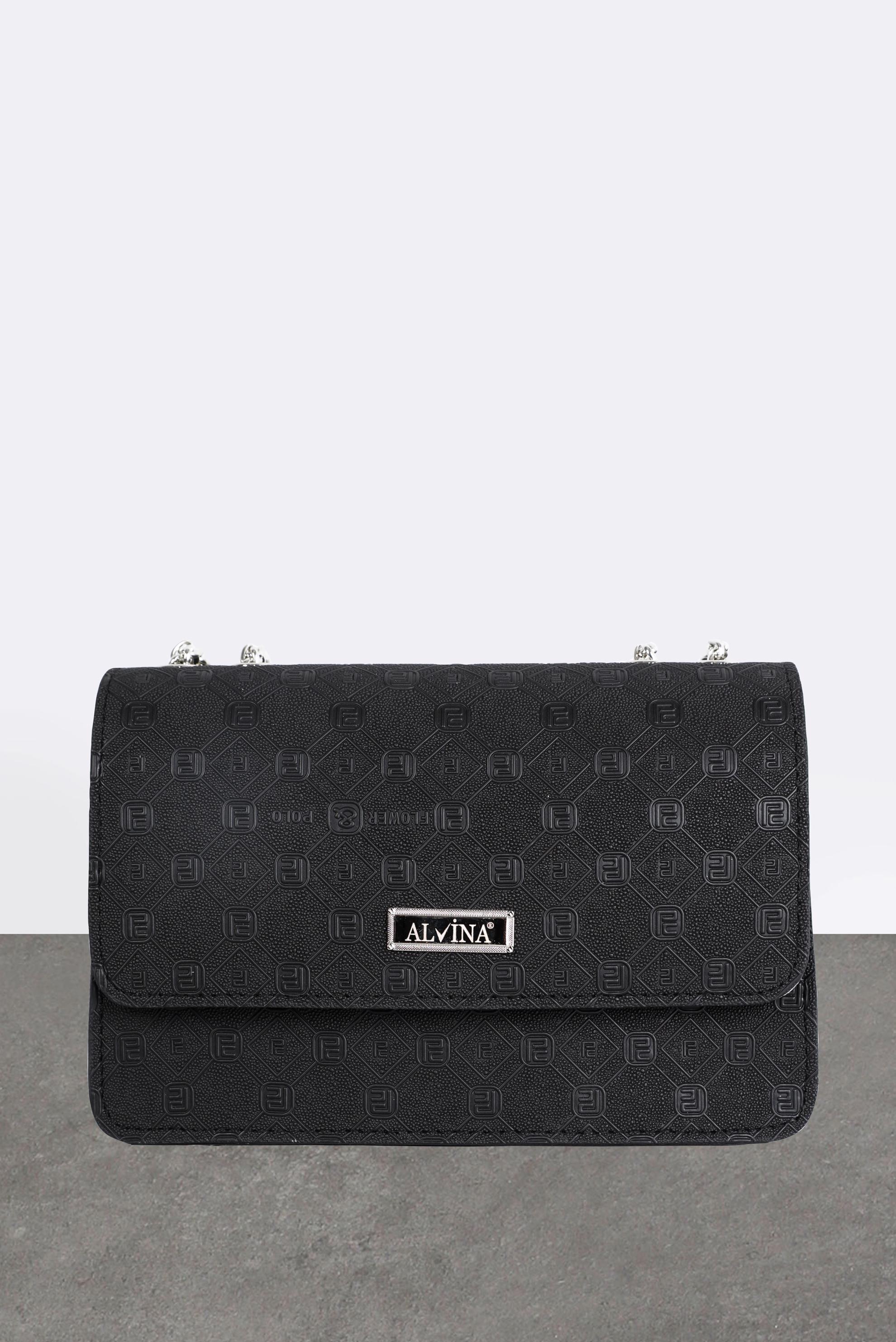 Tesettür giyim SİYAH  ALVİNA ZİNCİR ASKILI ÇANTA 3062