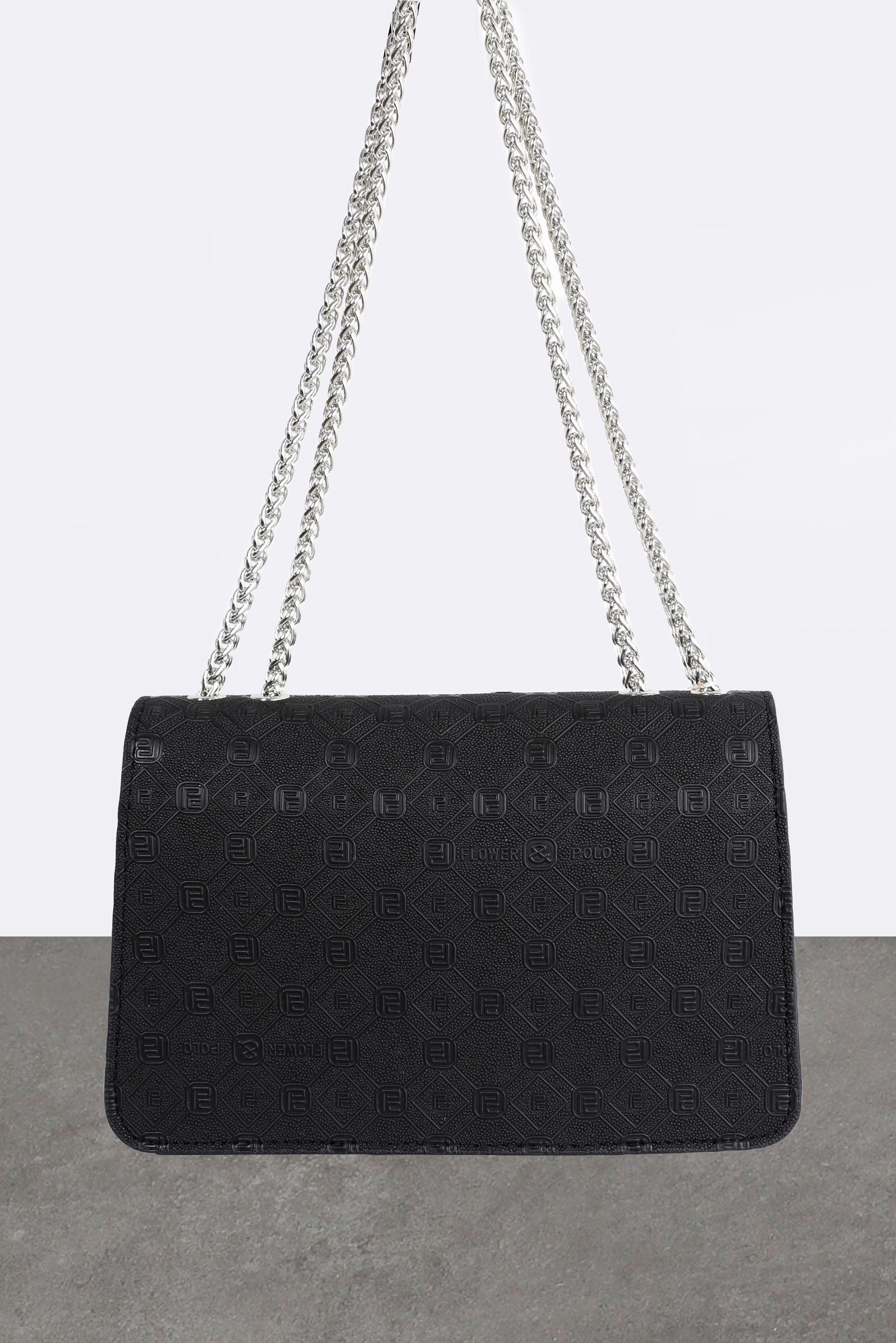 Tesettür giyim SİYAH  ALVİNA ZİNCİR ASKILI ÇANTA 3062